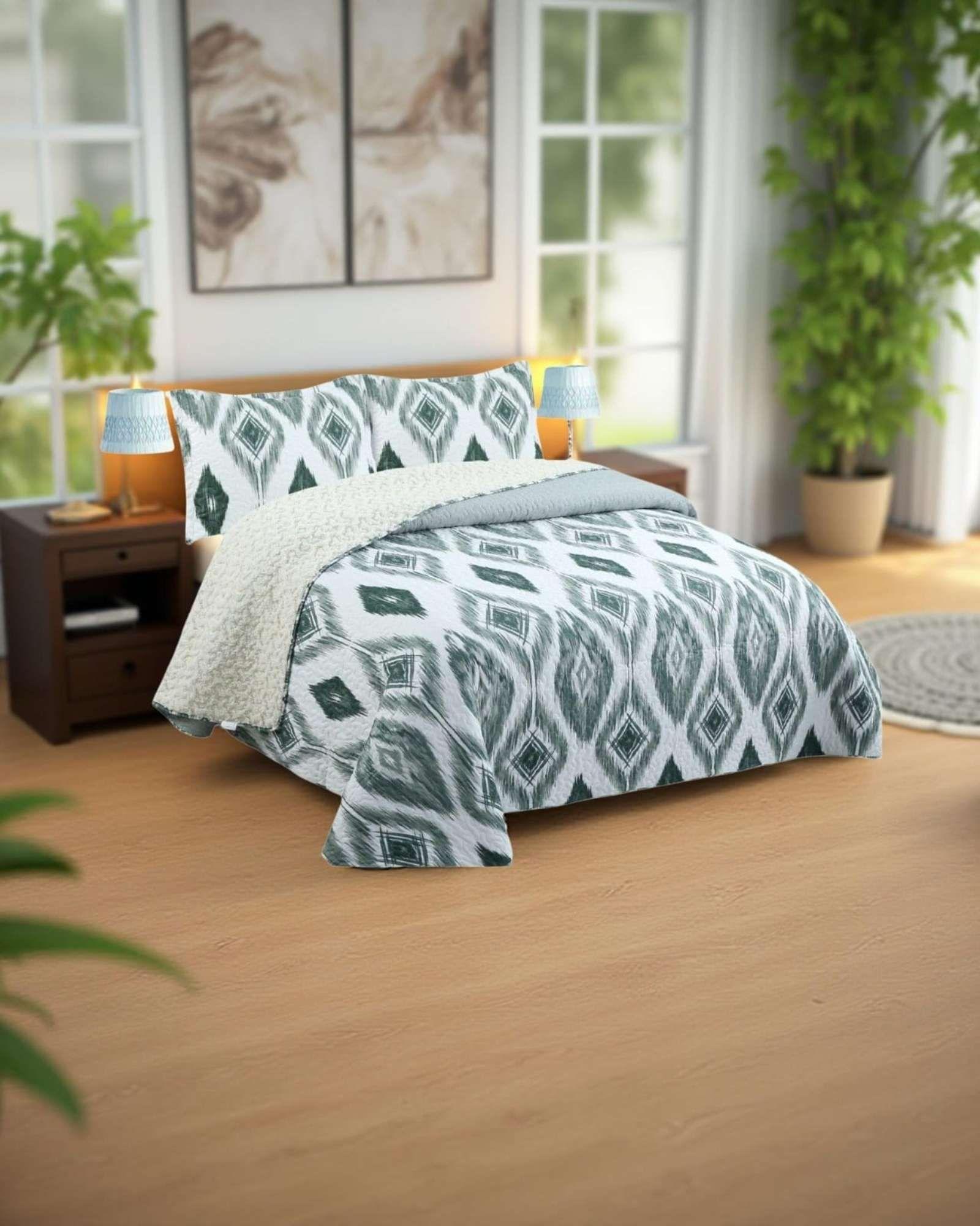 CUBRECAMA QUILT CON CHIPORRO 1.5P H20-2