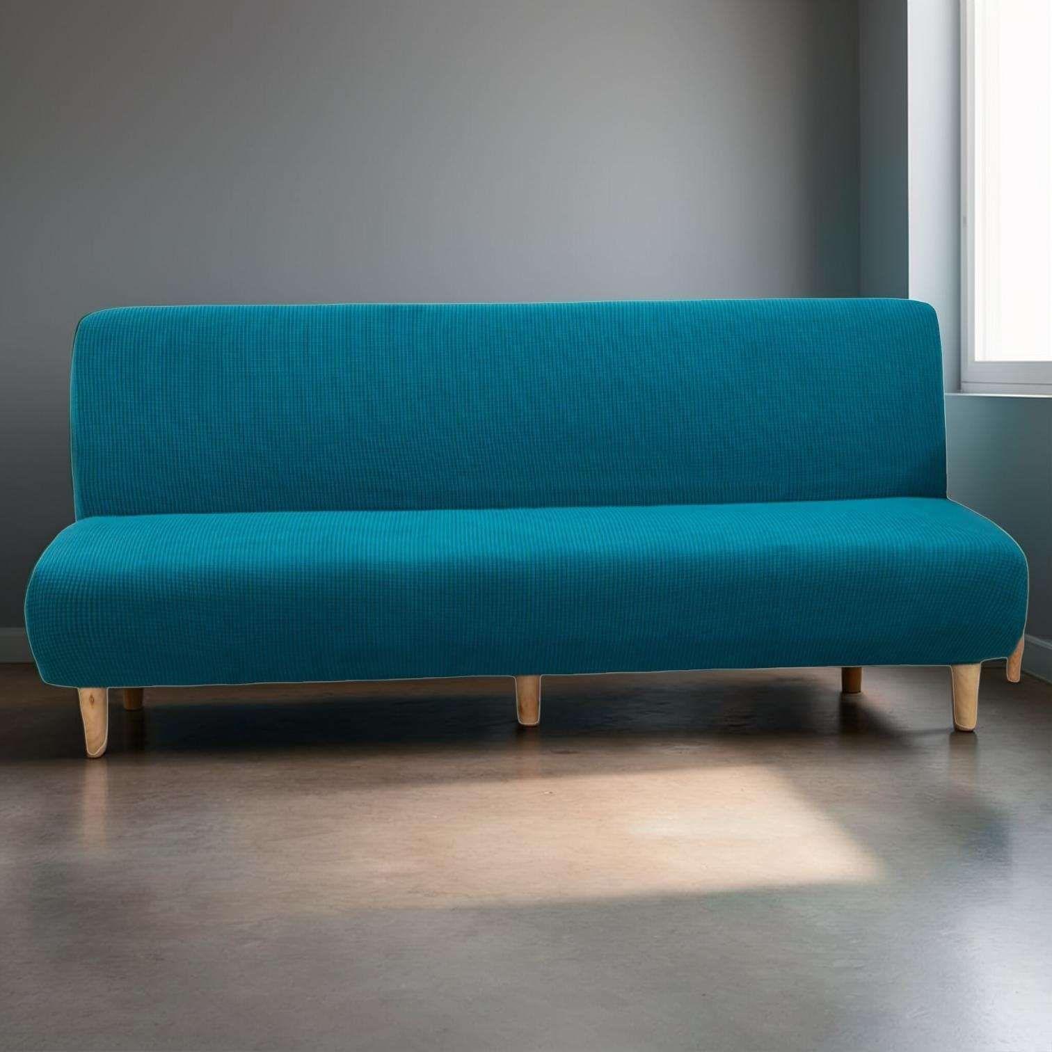 FUNDA DE FUTON CUADRILLE COLOR TURQUESA-2