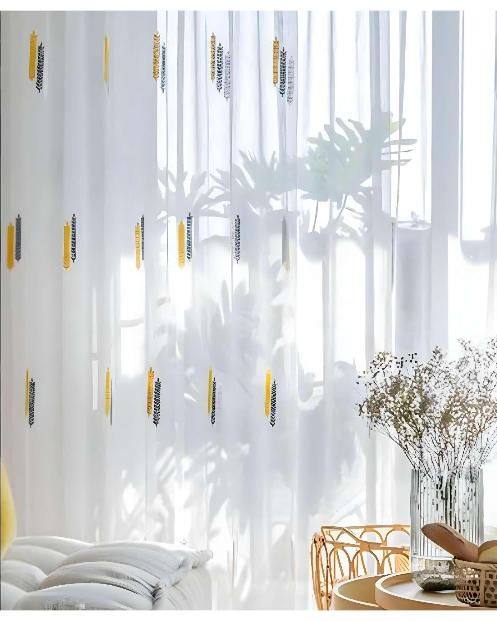 VISILLO CORTINA ESPIGAS  140x230 Cm 2 PAÑOS-2