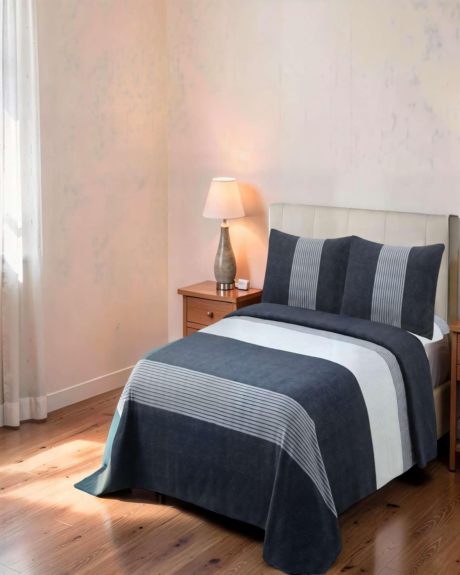 SET DE  SABANA POLAR PLAZA Y MEDIA CON DISEÑO 8-3