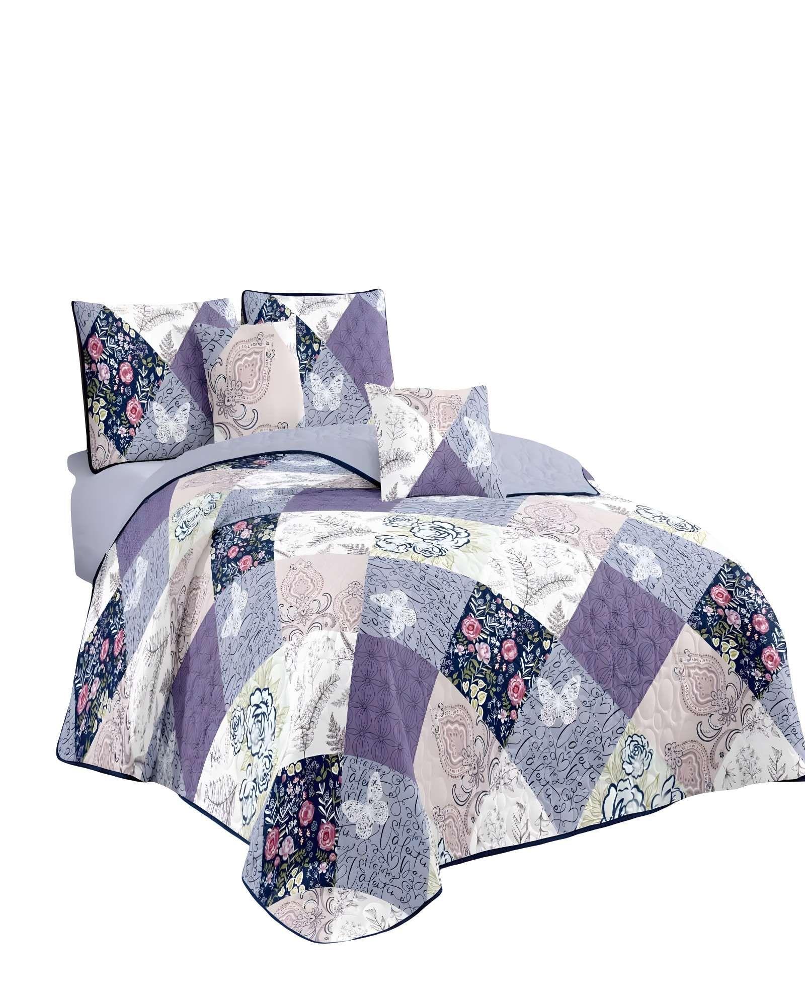 QUILT CUBRECAMA DE VERANO 2 PLAZAS MULTICOLOR 01-0