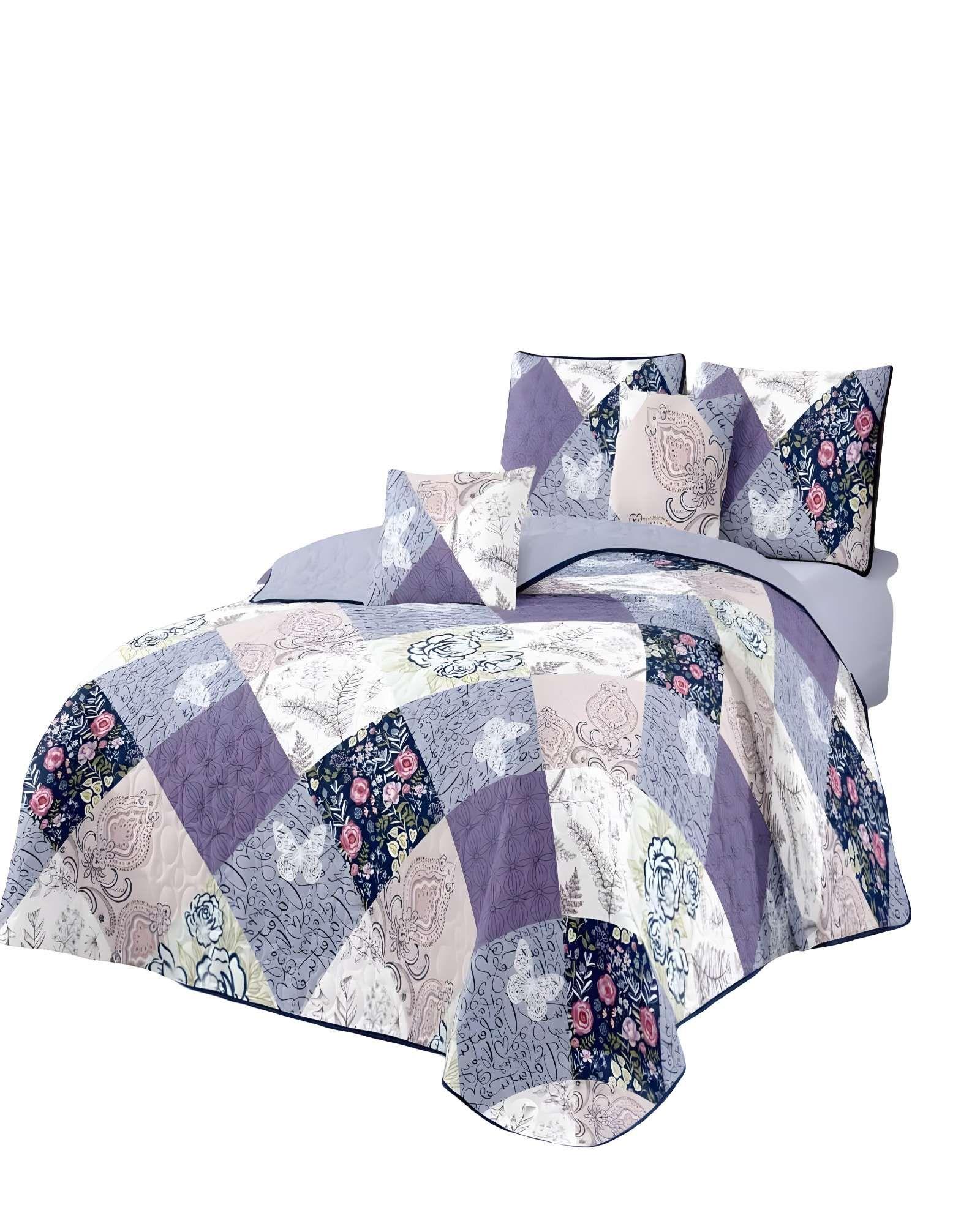 QUILT CUBRECAMA DE VERANO 2 PLAZAS MULTICOLOR 01-1