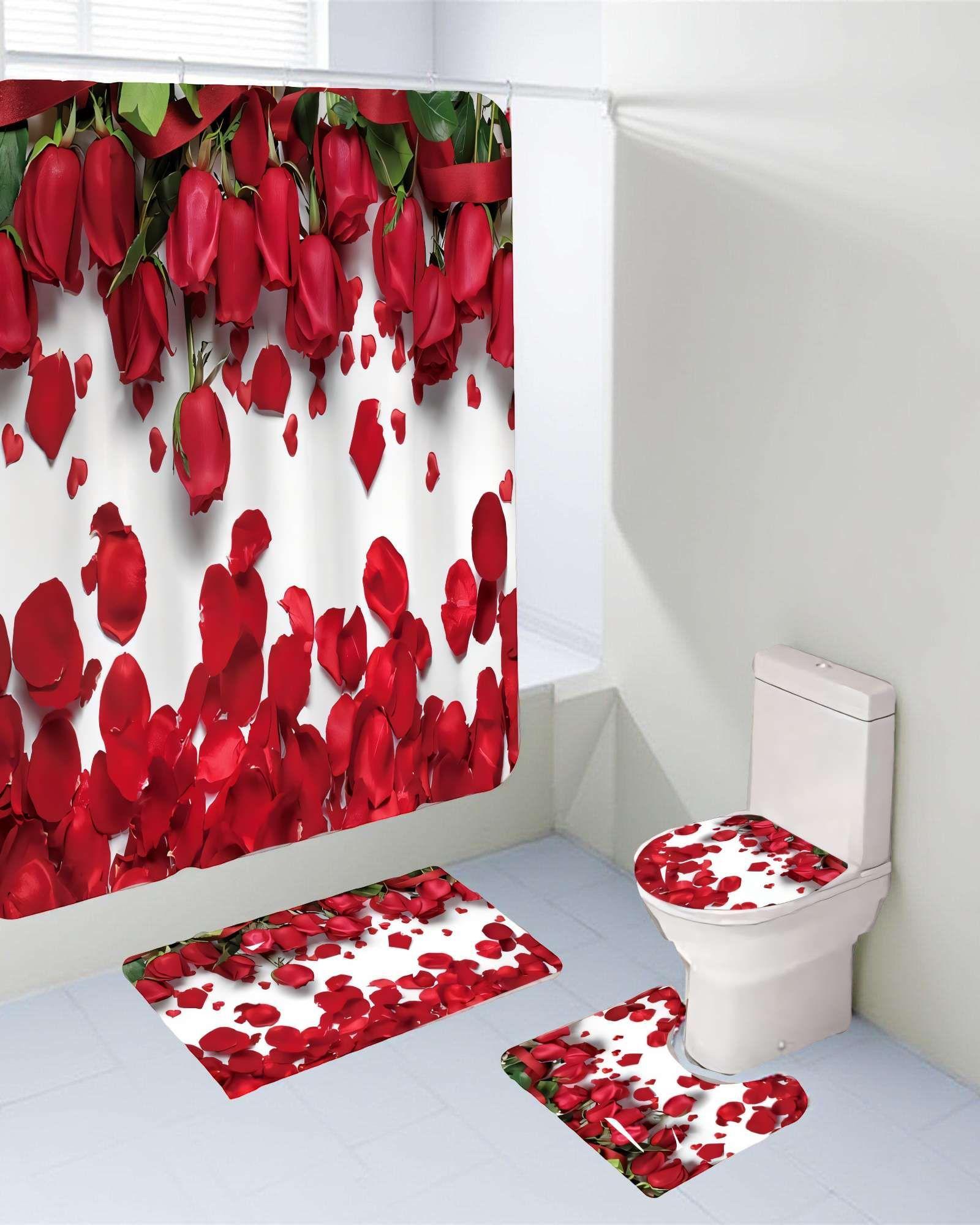 PACK DE 4 PIEZAS PARA BAÑO CON ESTAMPADO 25-2