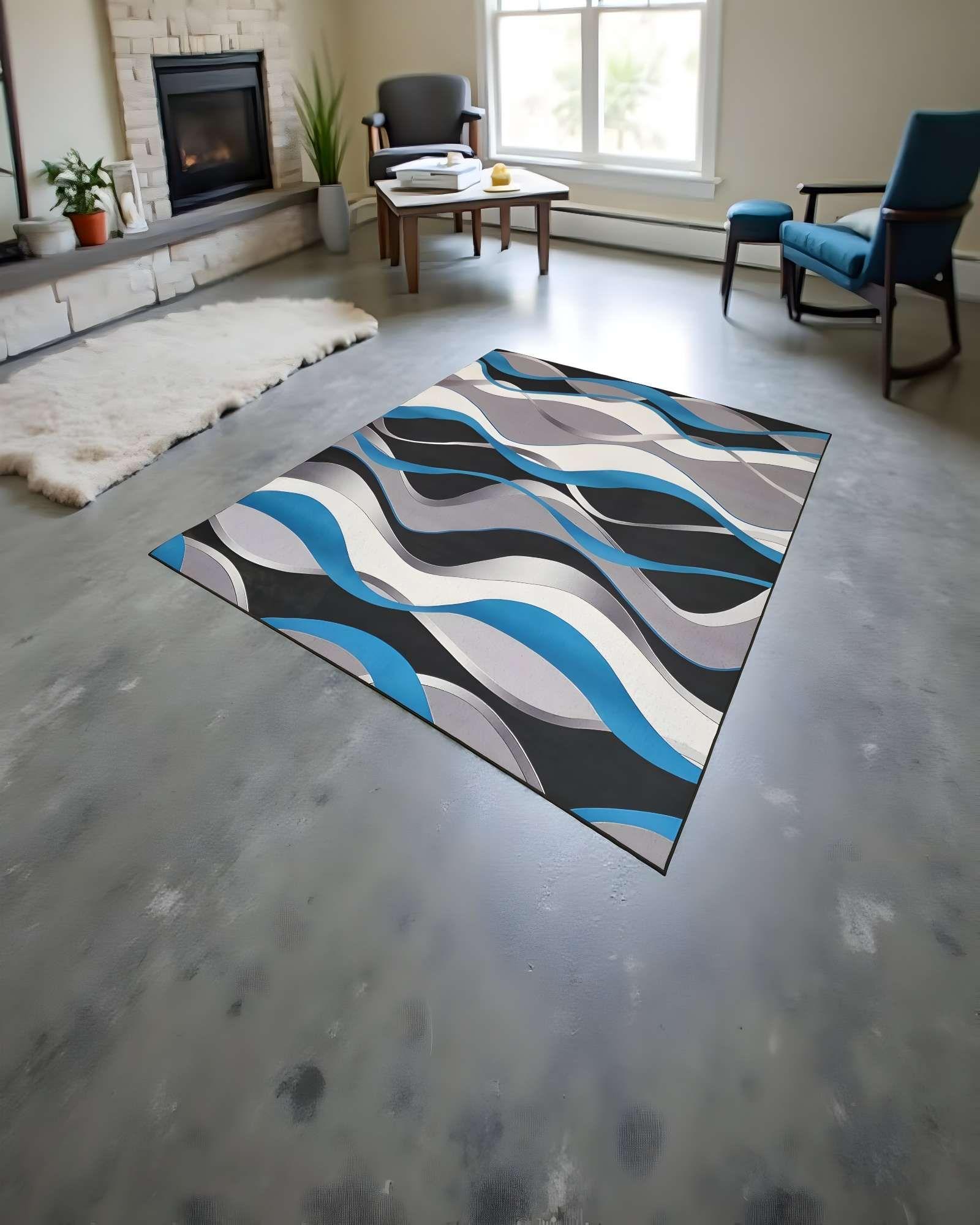 ALFOMBRAS DECORATIVAS 3D LIVING CON DISEÑOS 200 X 240 CM A14-2