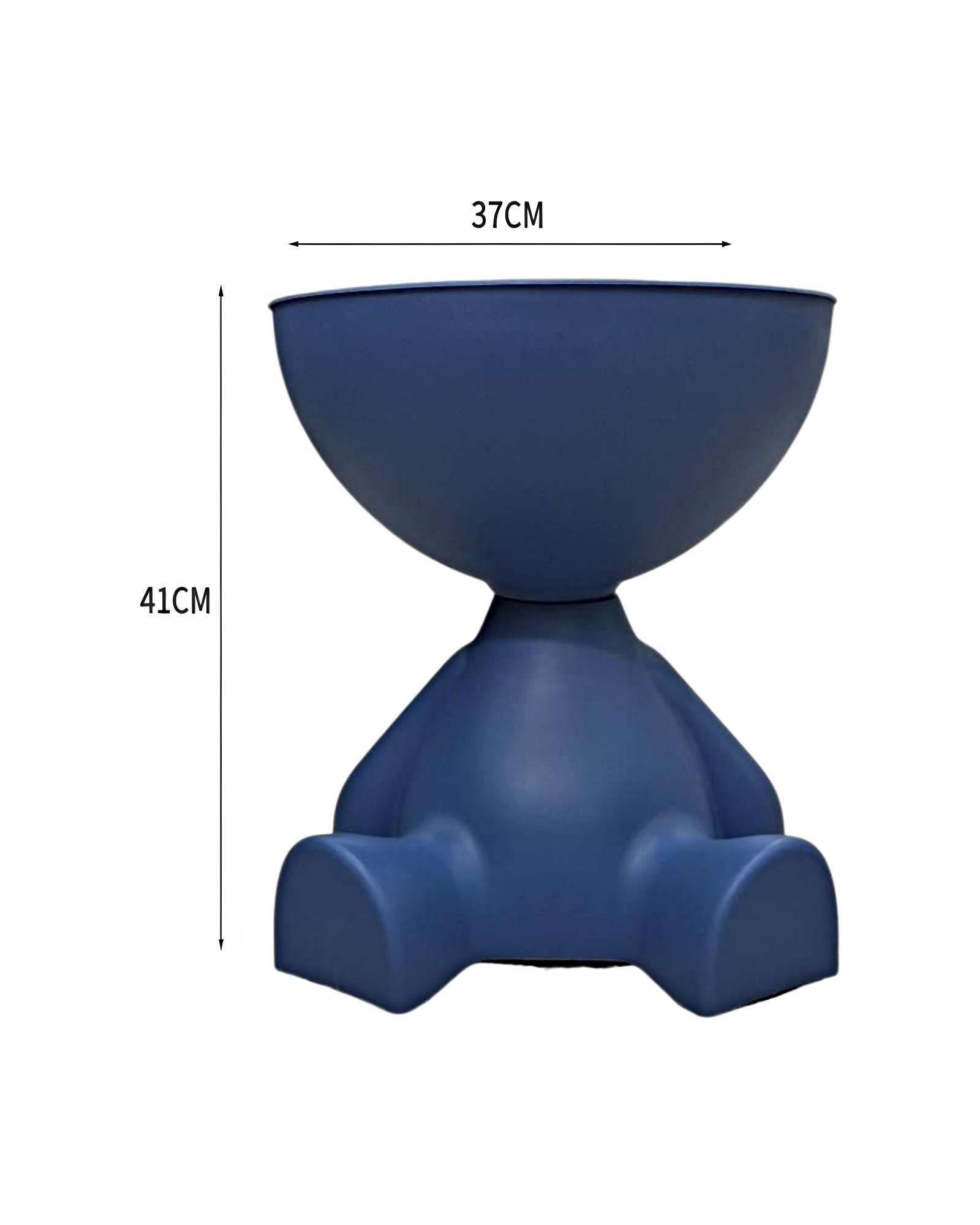 MESA DE ARRIMO MULTIFUNCIONAL CON COMPARTIMENTO ORGANIZADOR INTEGRADO AZUL-2