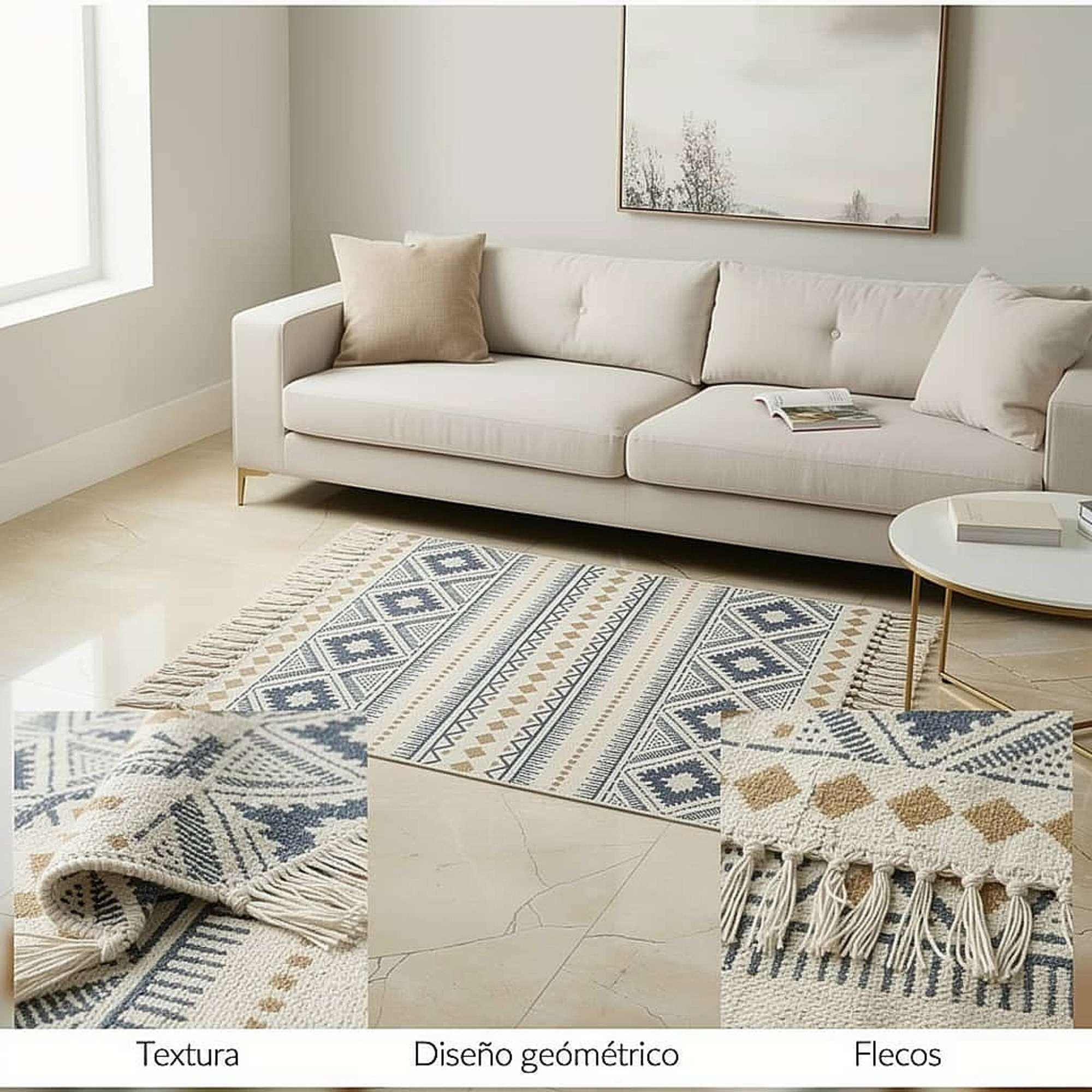 SET DE 2 BAJADAS DE CAMAS DECORATIVAS KILIM 60x90cm 02-2