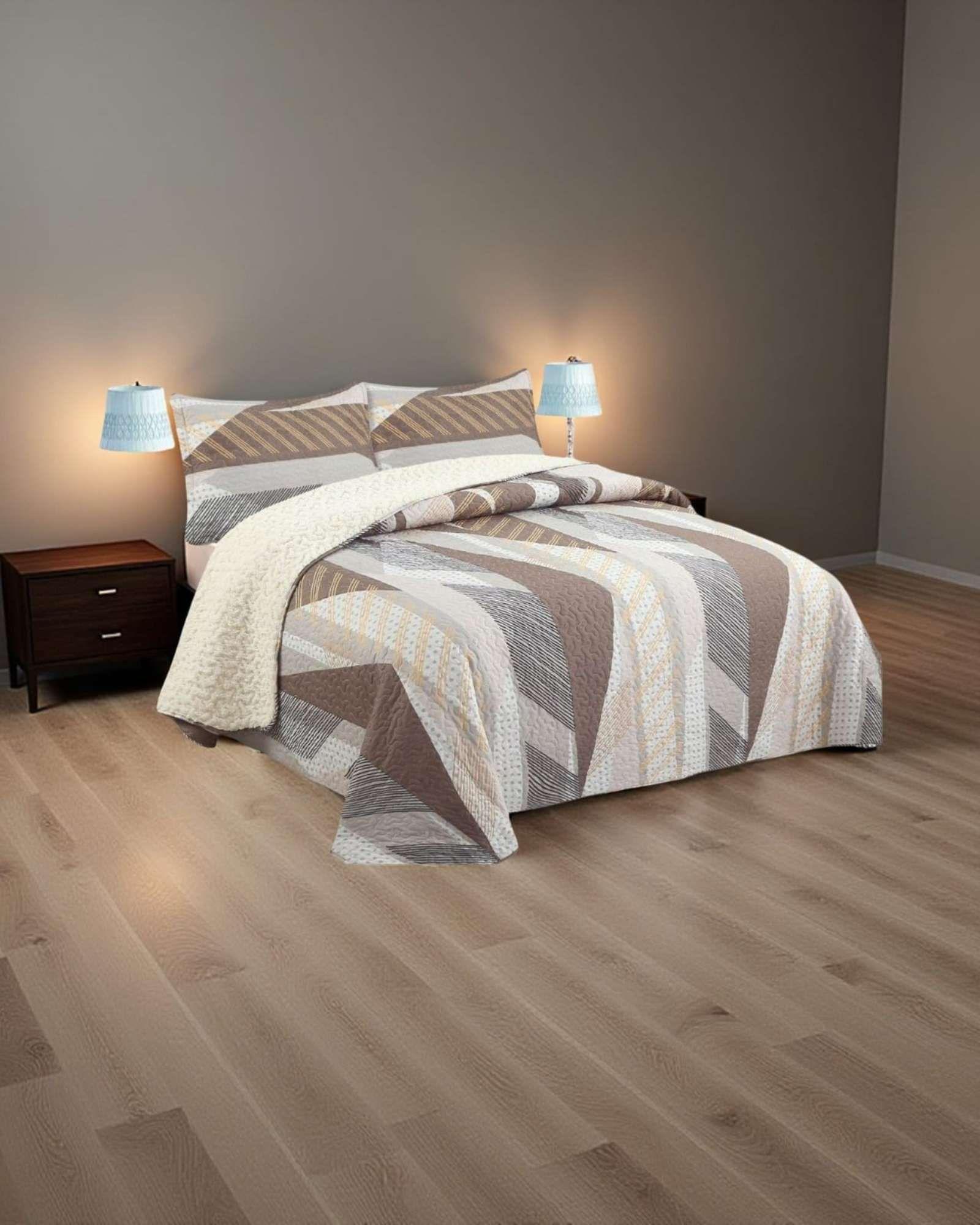 CUBRECAMA QUILT CON CHIPORRO 2P P22-2