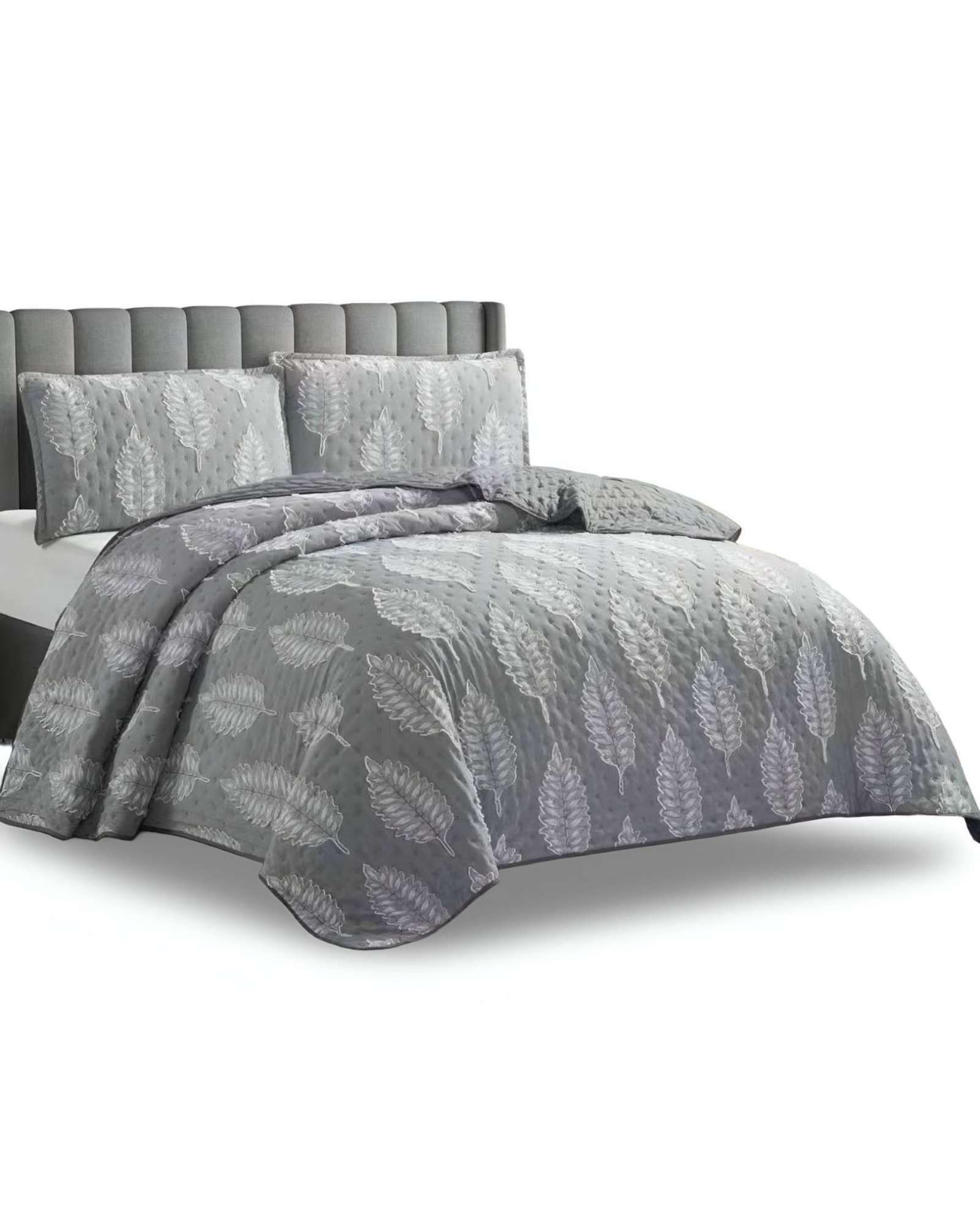 quilt cubrecama TUFTING DE LUJO SUAVE KING 22-0