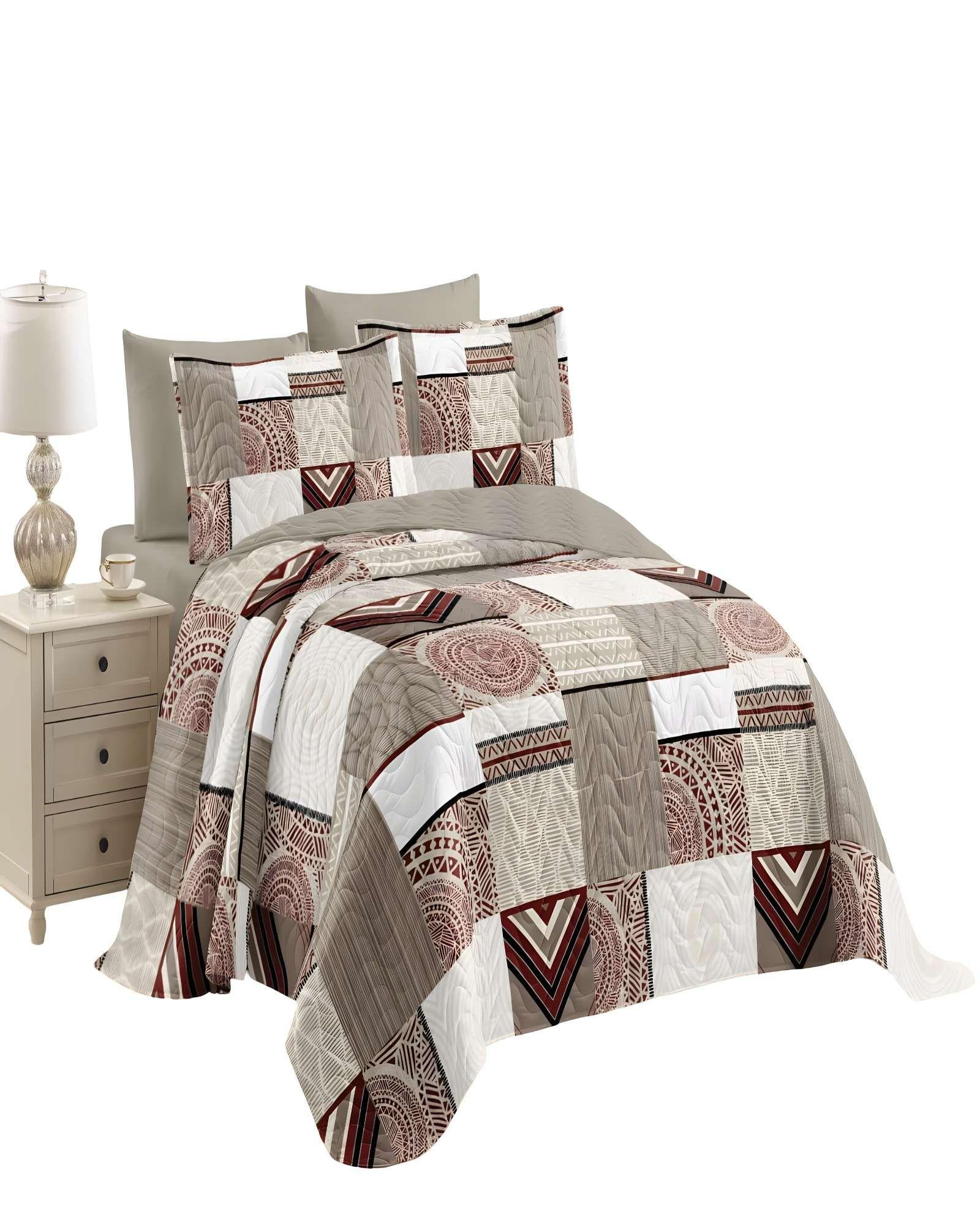 QUILT CUBRECAMA DE VERANO PLAZA Y MEDIA MULTICOLOR 04-0