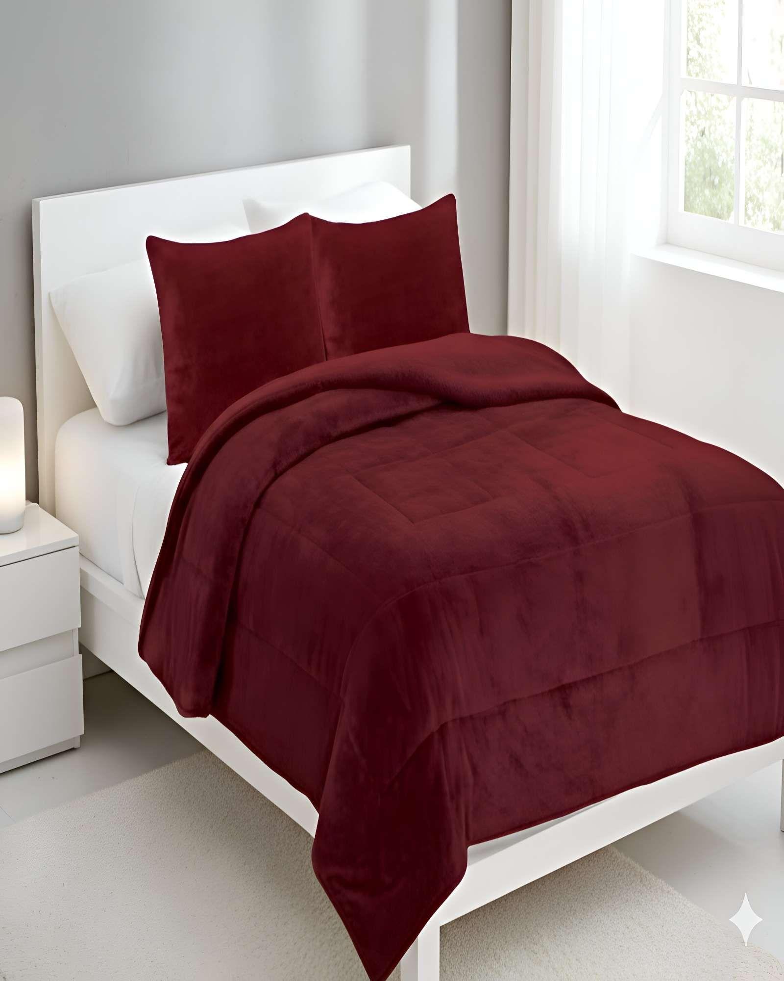 COBERTOR SHERPA 2 PLAZAS 230X250CM BURDEO B1-2