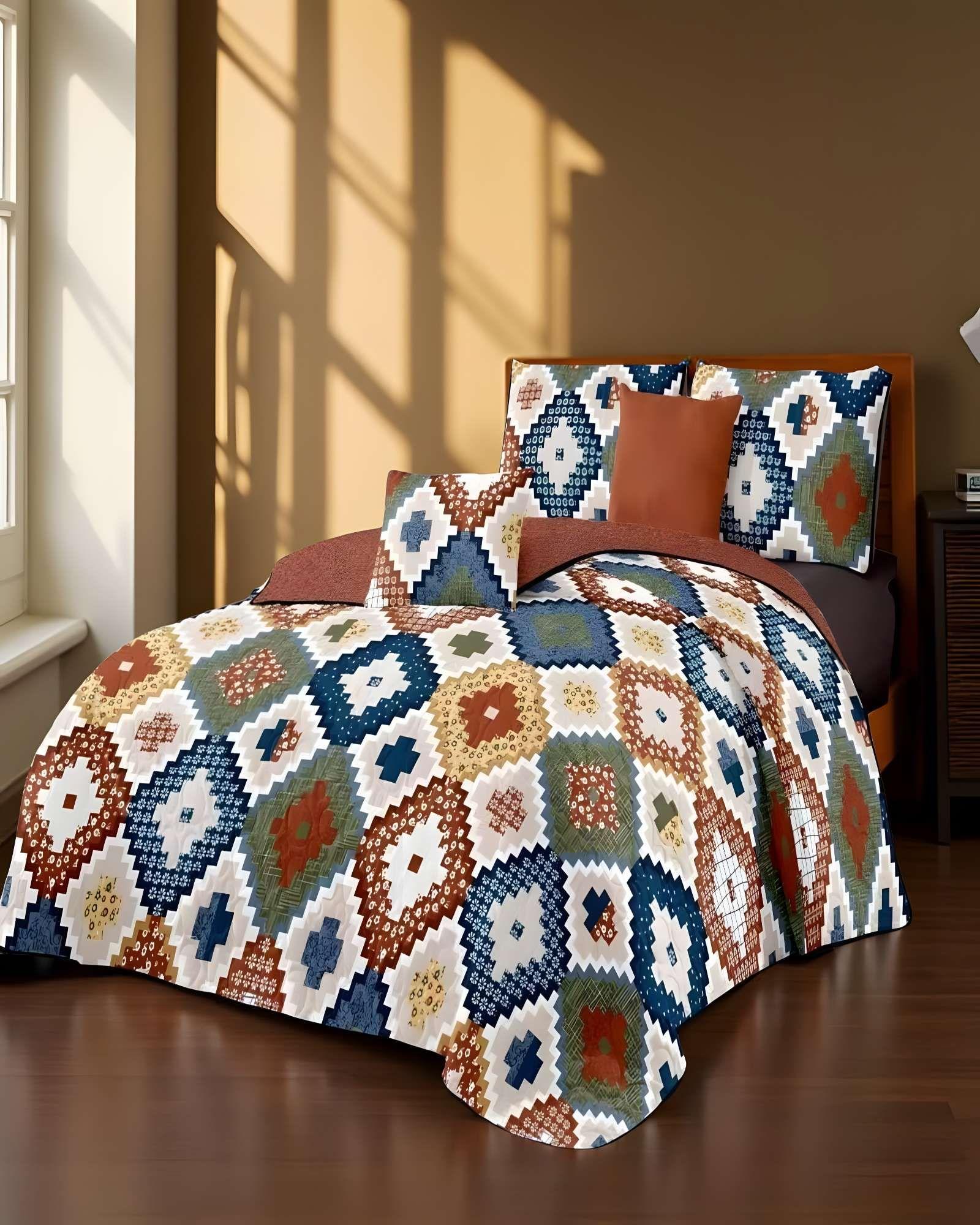 CUBRECAMA CON DIFERENTES DISEÑOS KING 250 X 270 CM P10-3