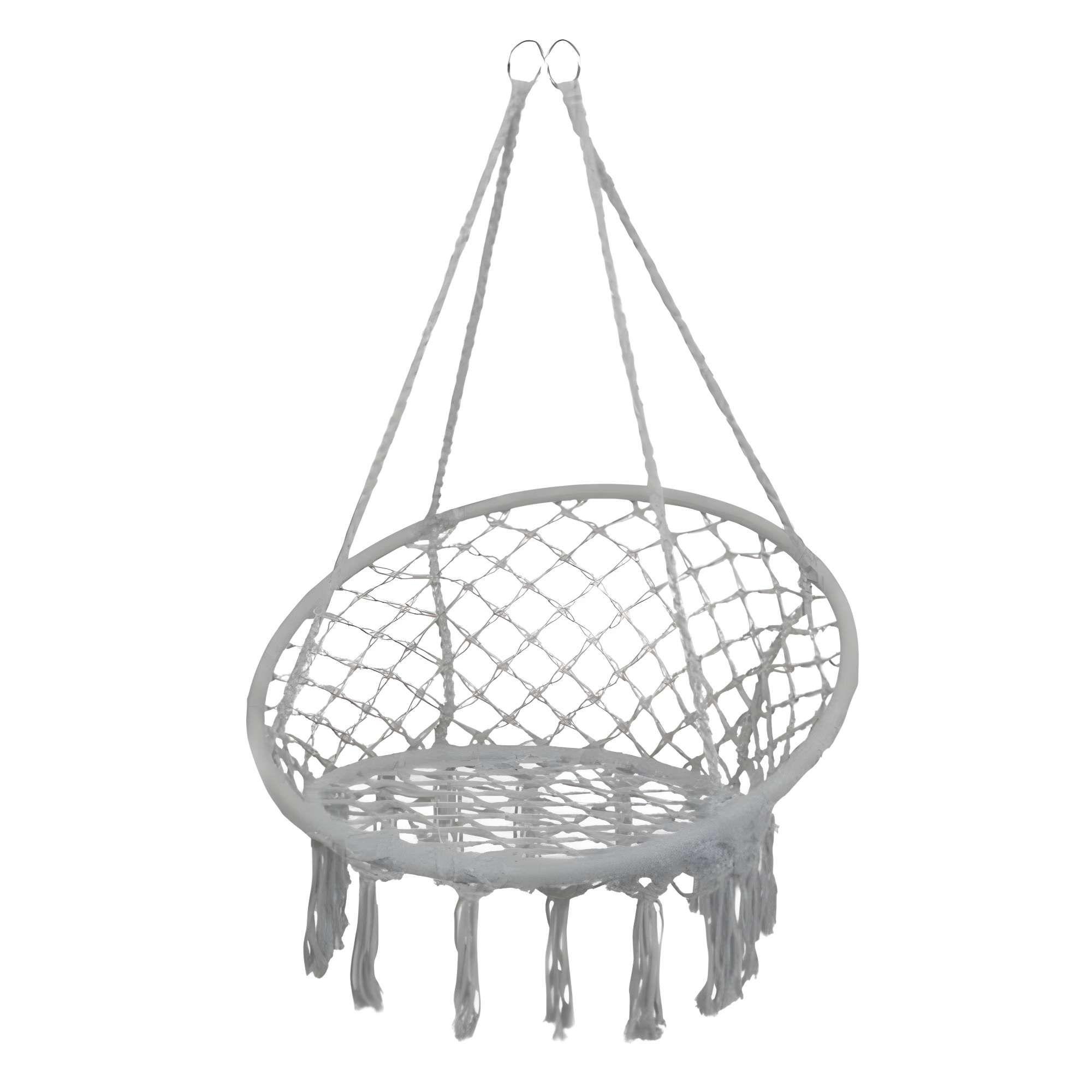 SILLA HAMACA COLGANTE COLOR GRIS-3