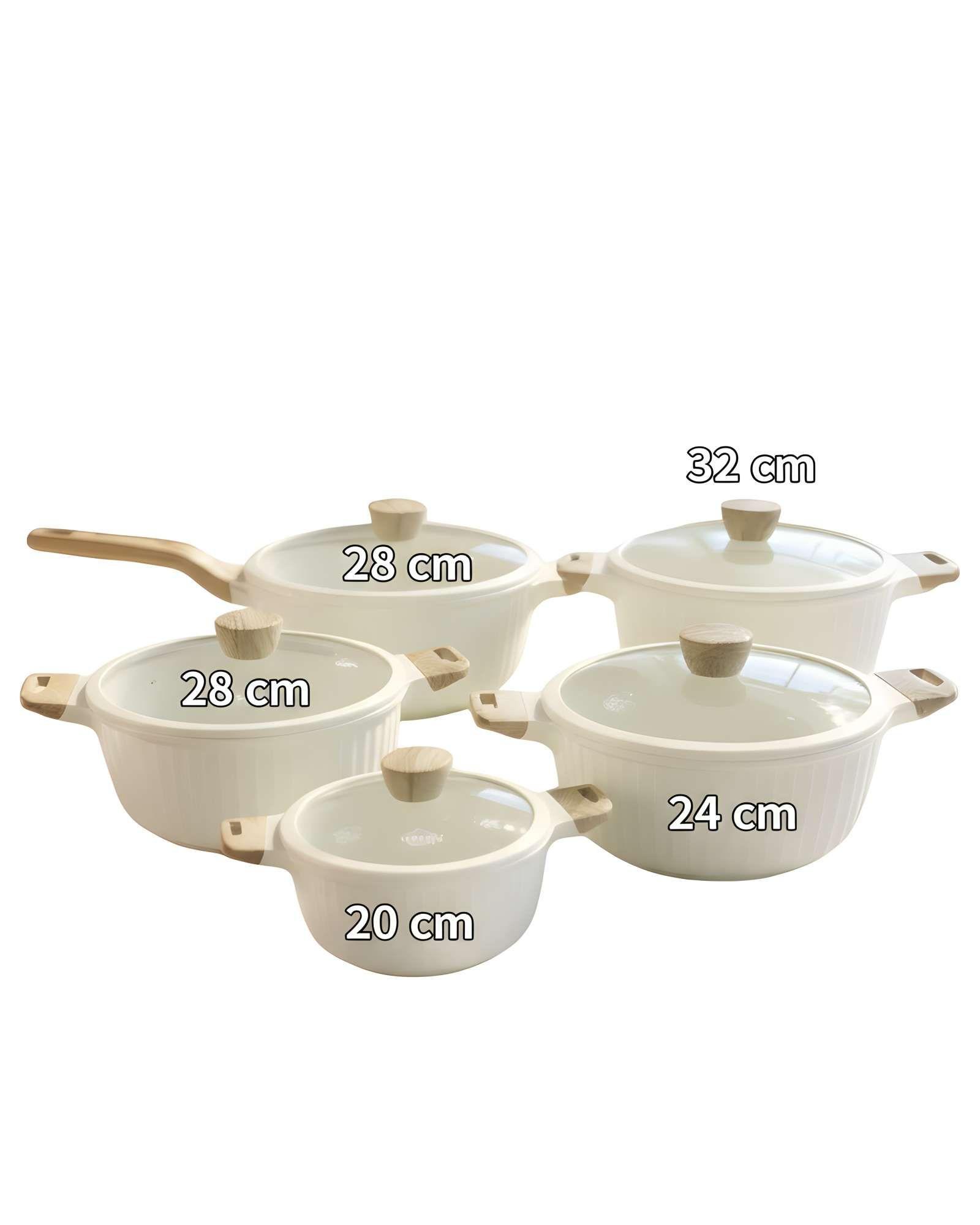 SET DE OLLAS DE COCINA 5 PIEZAS BLANCO-2