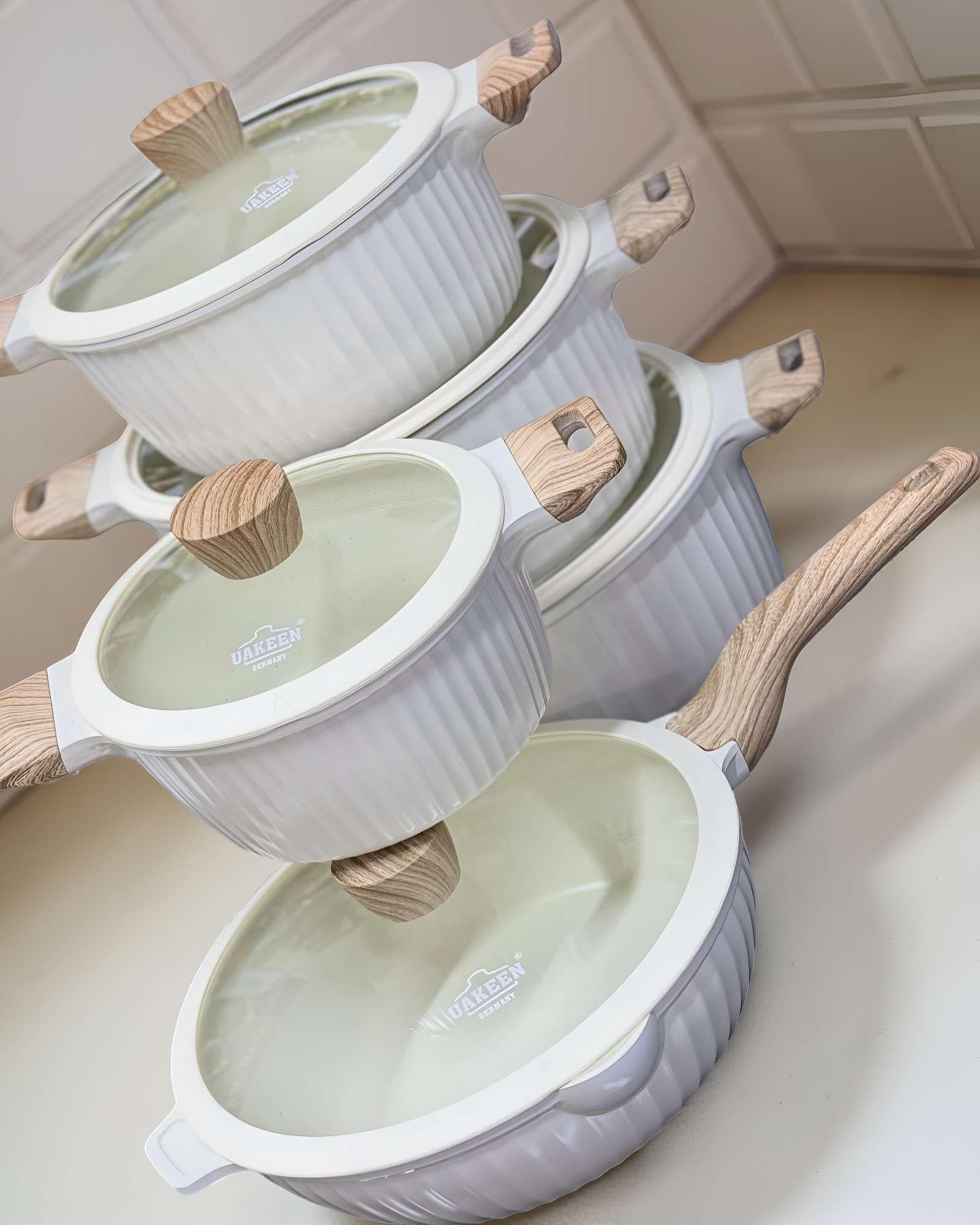 SET DE OLLAS DE COCINA 5 PIEZAS BLANCO-4