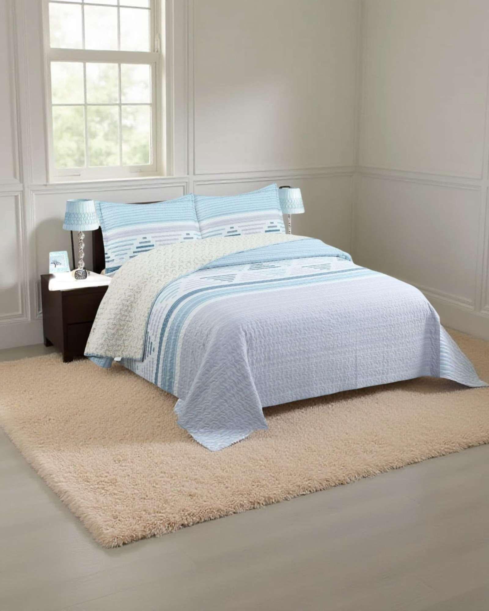 CUBRECAMA QUILT CON CHIPORRO 2P P16-2