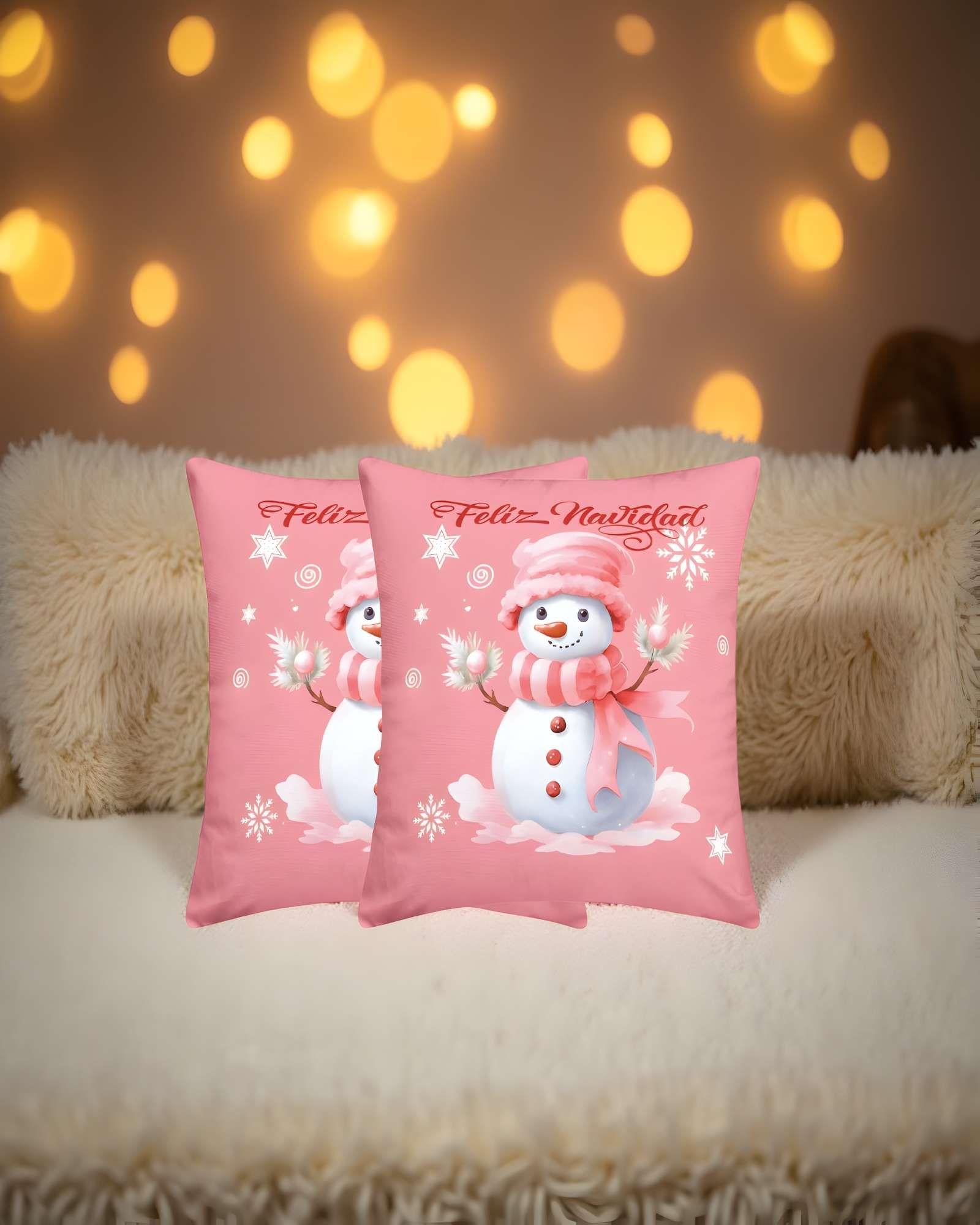 PACK DE 2 FUNDAS DE COJINES DE NAVIDAD 45X45 CM A09-3