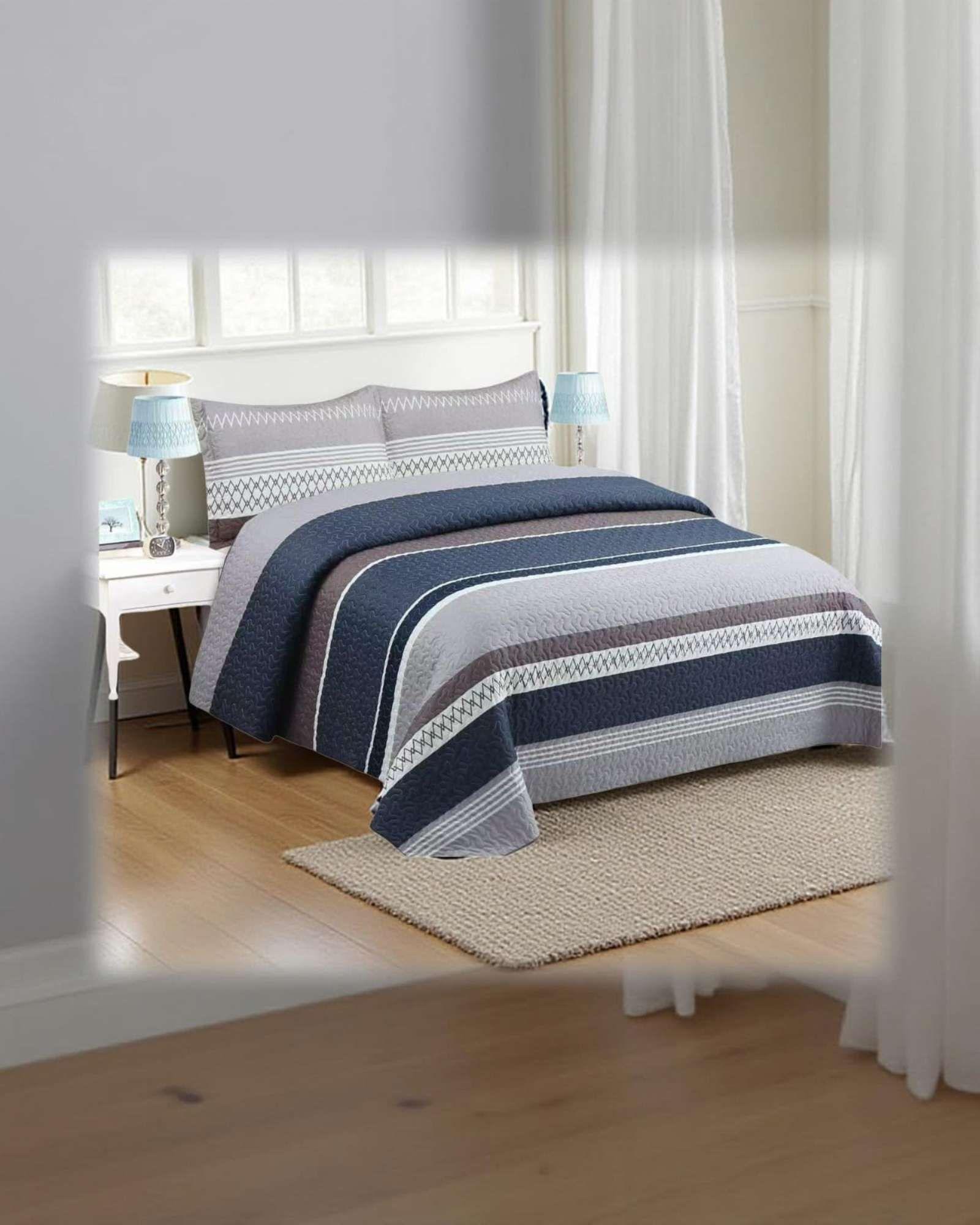 CUBRECAMA QUILT DE VERANO PLAZA Y MEDIA 180x230cm V14-2