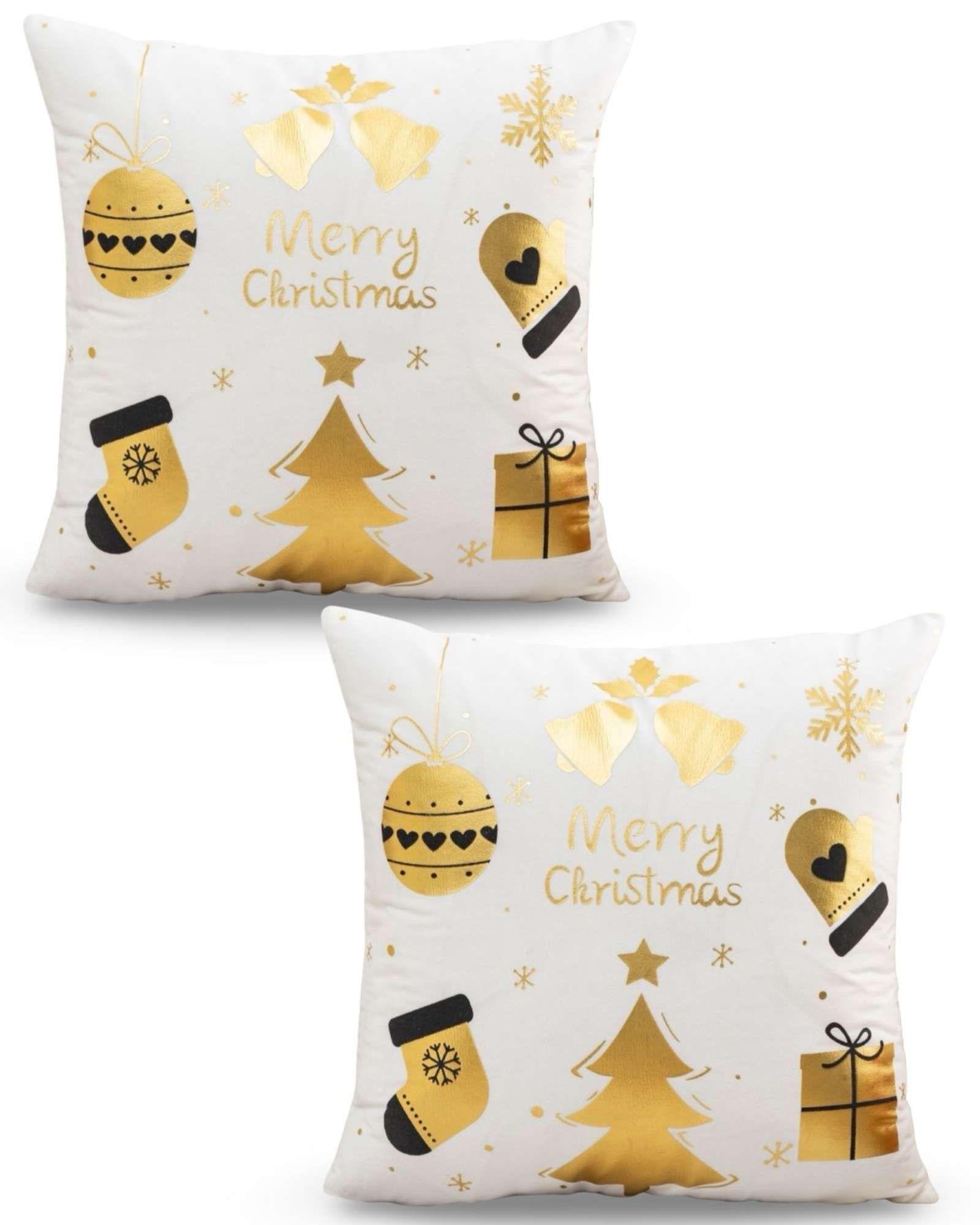 PACK DE 2 FUNDAS DE COJIN PARA NAVIDAD M2-0