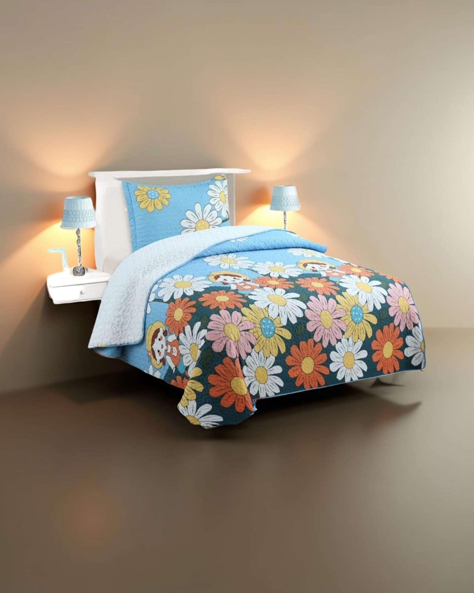 CUBRECAMA QUILT CON CHIPORRO 1.5P H24-2