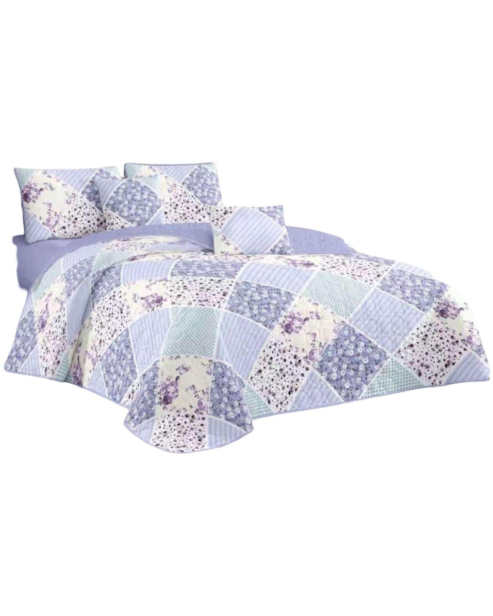quilt cubrecama verano 2 plaza V04-0
