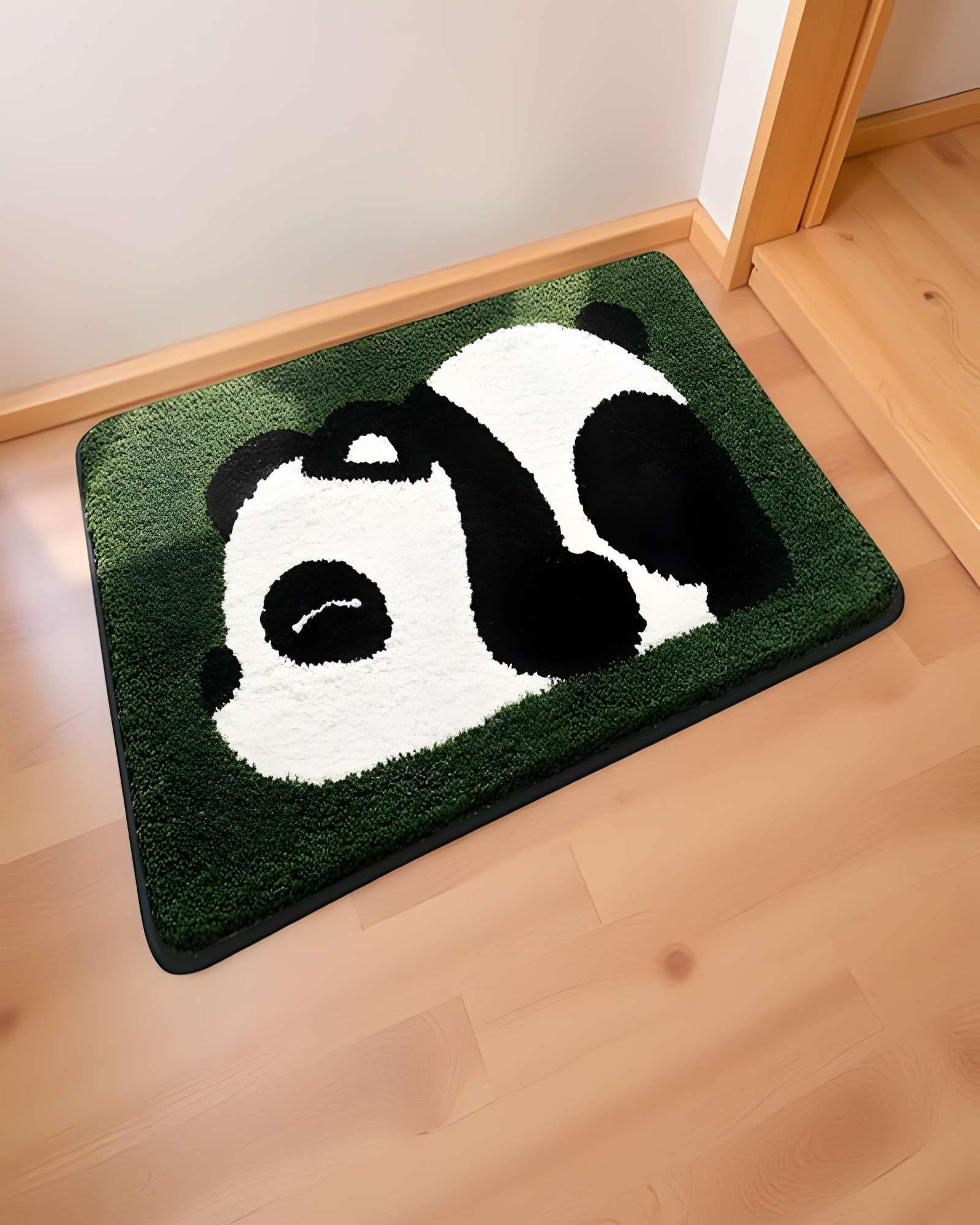 ALFOMBRA DECORATIVA MINIMALISTA VERDE 02-3