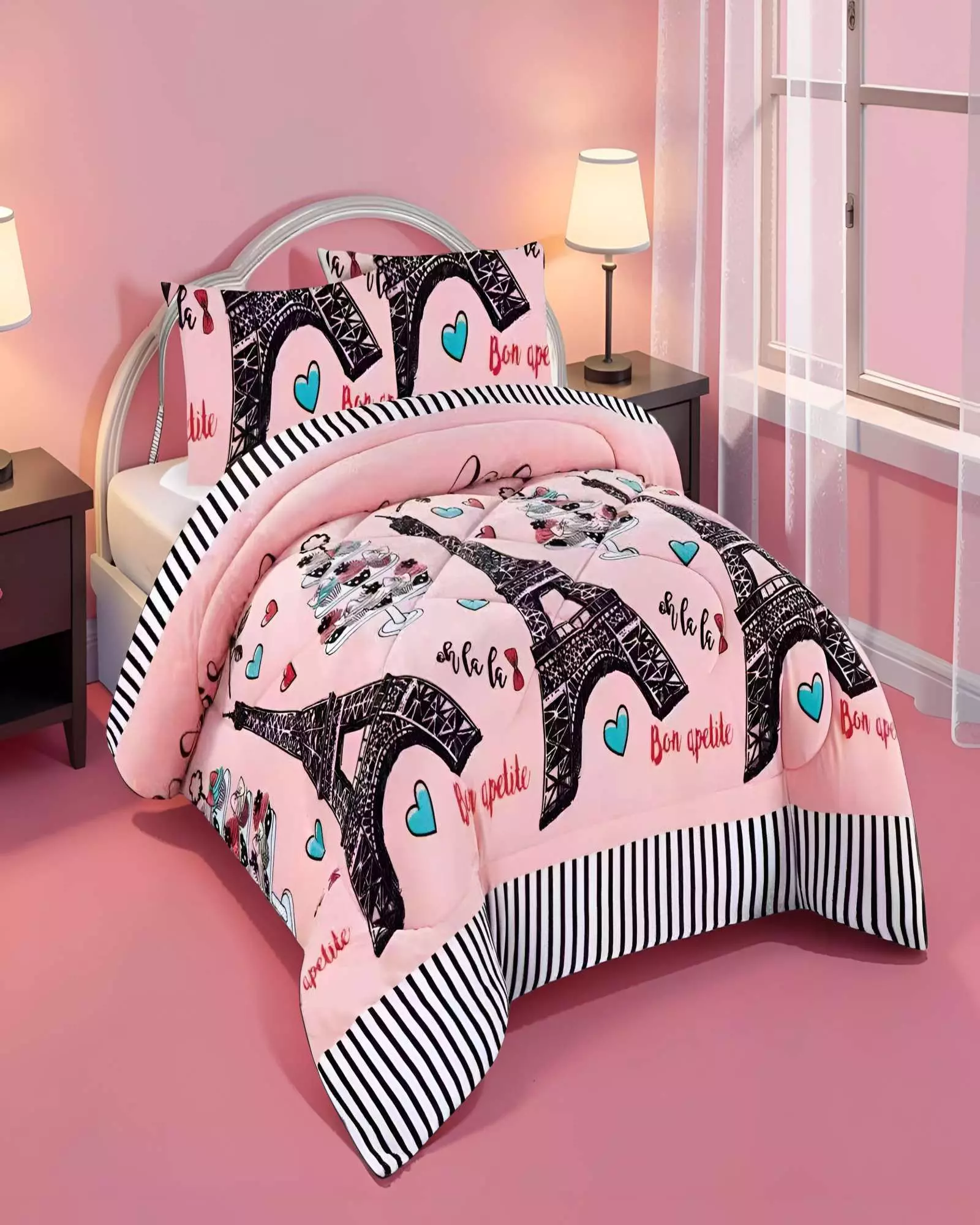 PLUMON PREMIUM CON DISEÑO PLAZA Y MEDIA 180CM X 230CM d6-3
