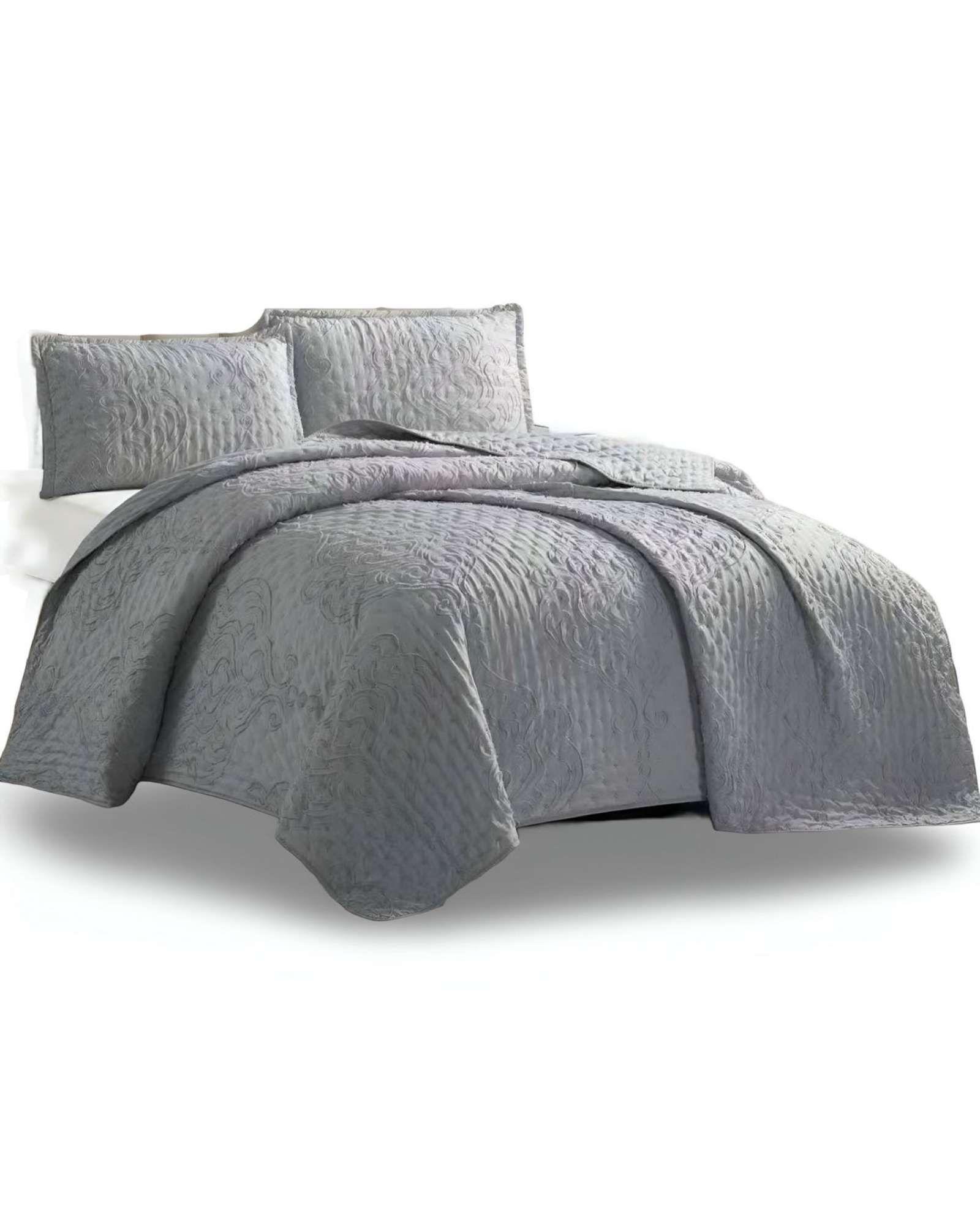 quilt cubrecama TUFTING DE LUJO SUAVE KING 07-0