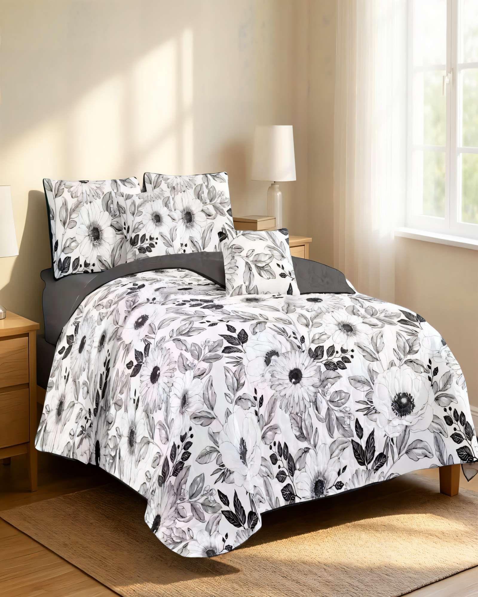 QUILT CUBRECAMA DE VERANO 2 PLAZAS CON DISENO 5-3