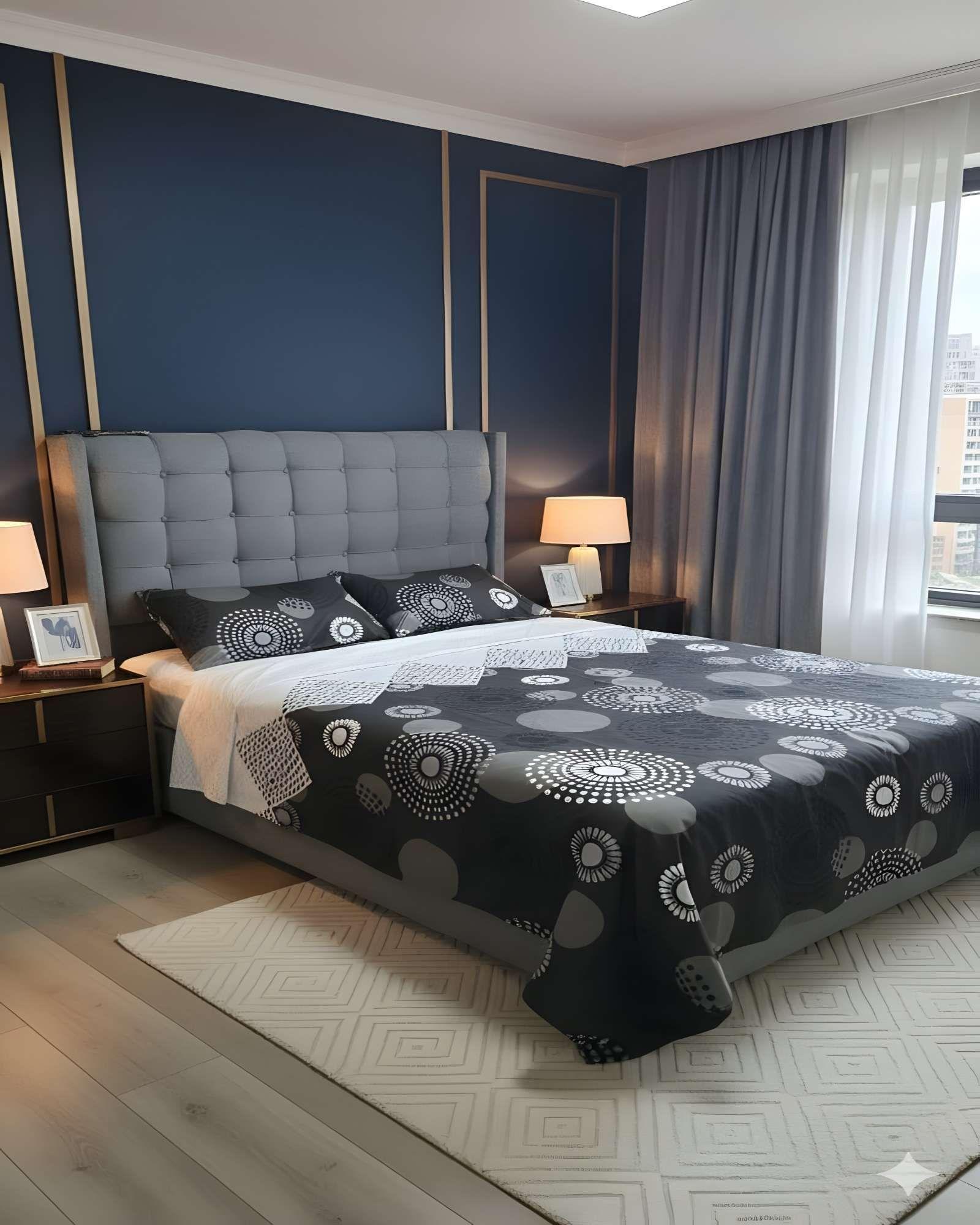 SET DE SABANAS 100% EXTRASUAVE 2 PLAZAS NEGRO C2-2