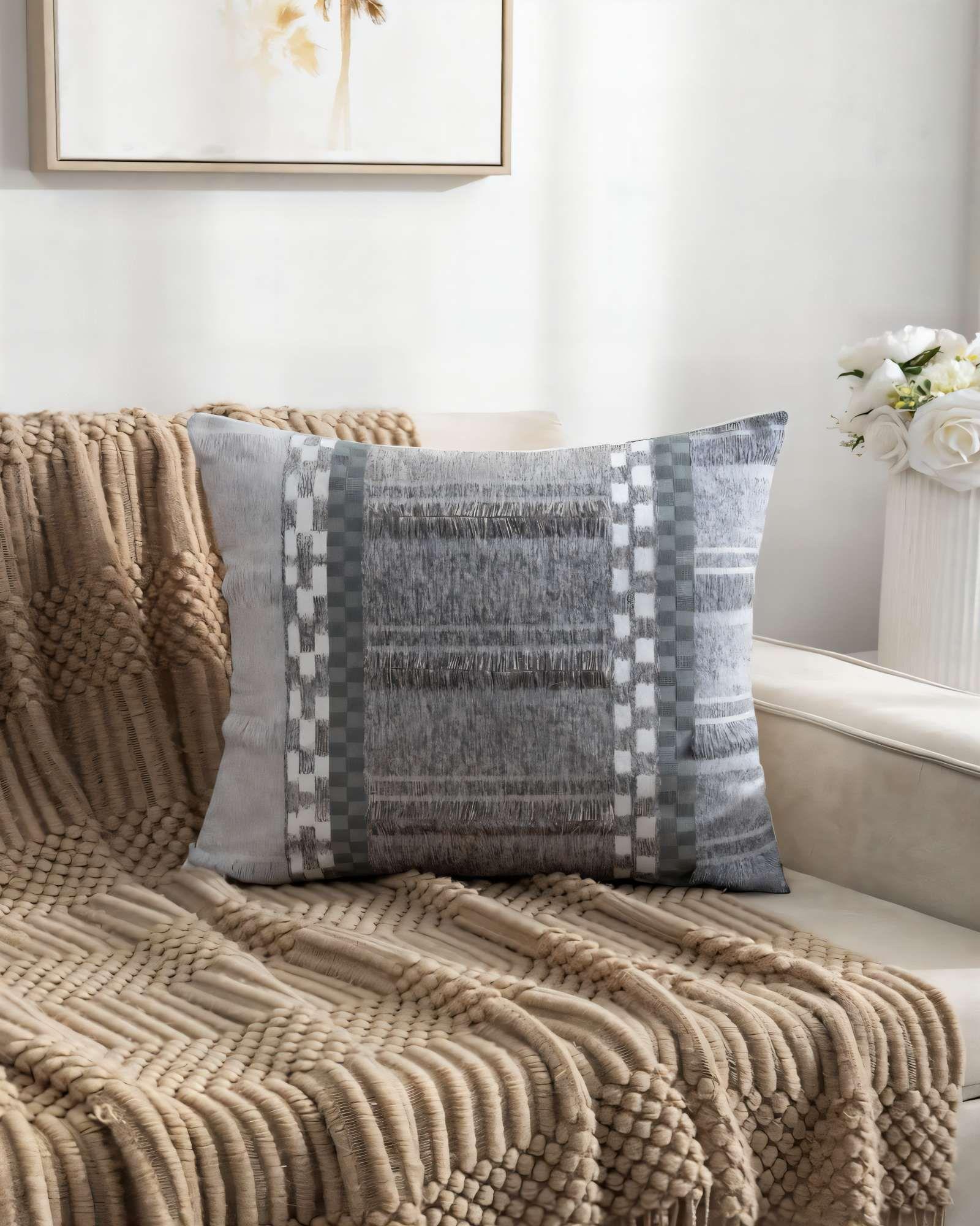 SET DE 2 FUNDAS DE COJIN 45CMX45CM  EMPALME ROMBO 5-3