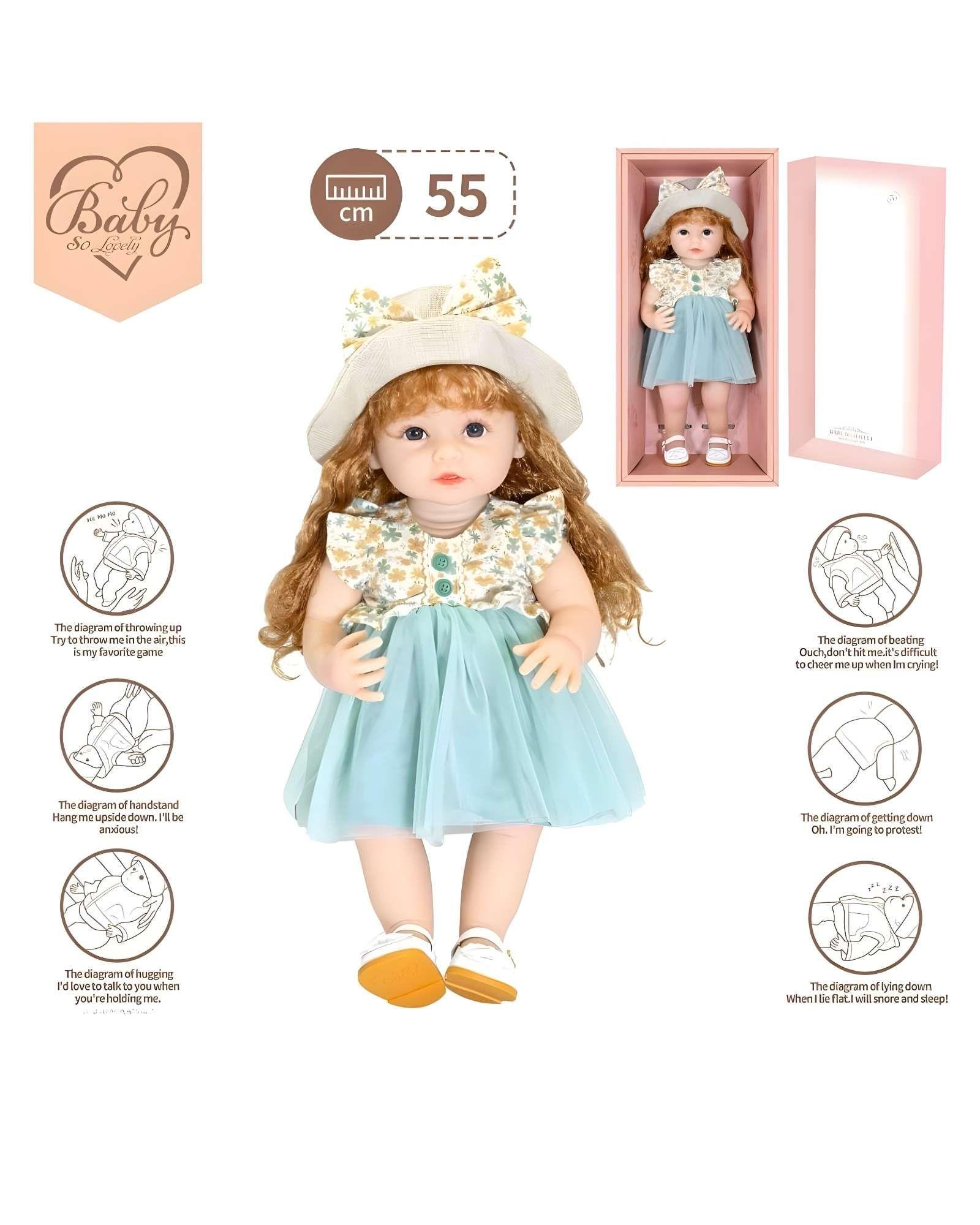 Muñeca infantil bebé realista silicona Venus-1