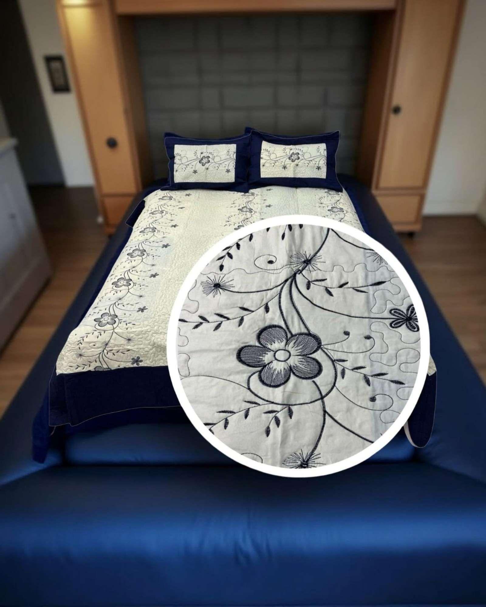 CUBRECAMA QUILT DE VERANO PLAZA Y MEDIA 180x230cm V40-2