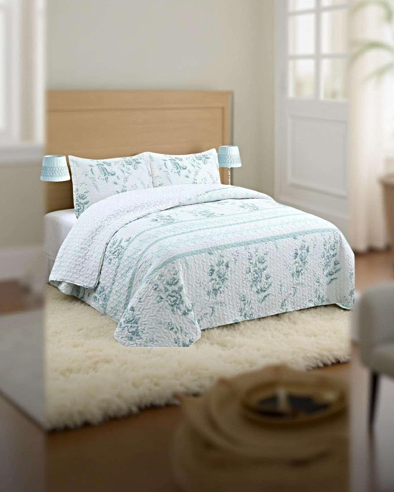 CUBRECAMA QUILT CON CHIPORRO KING N16-2