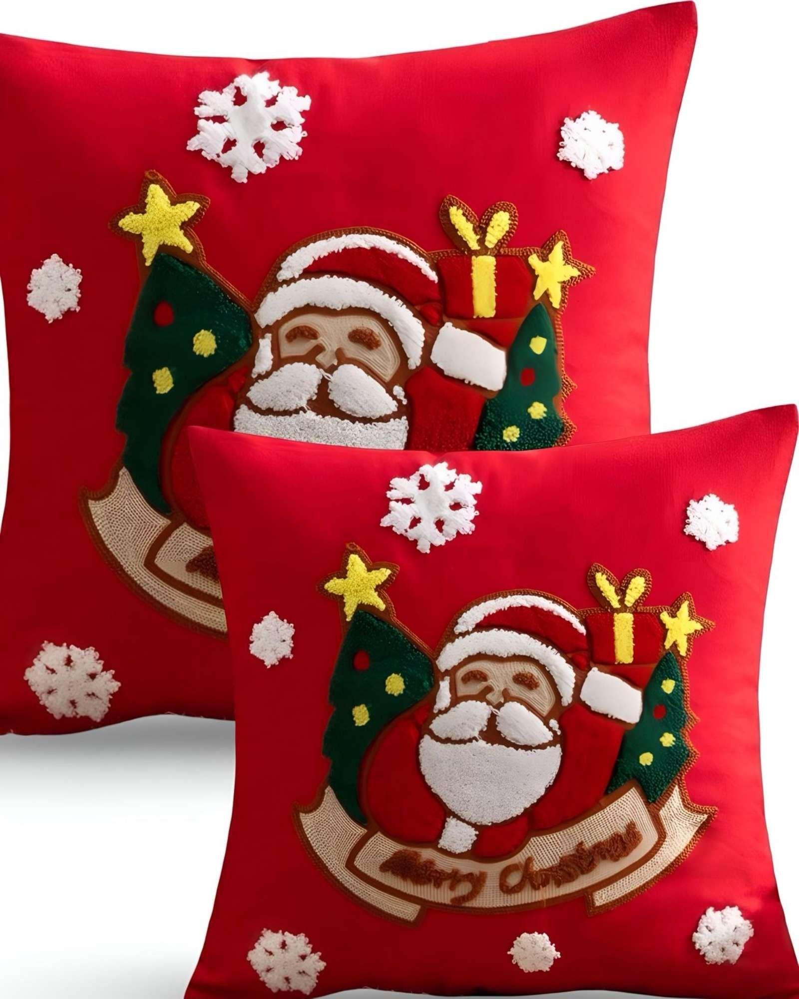 PACK DE 2 FUNDAS DE COJIN PARA NAVIDAD K8-0