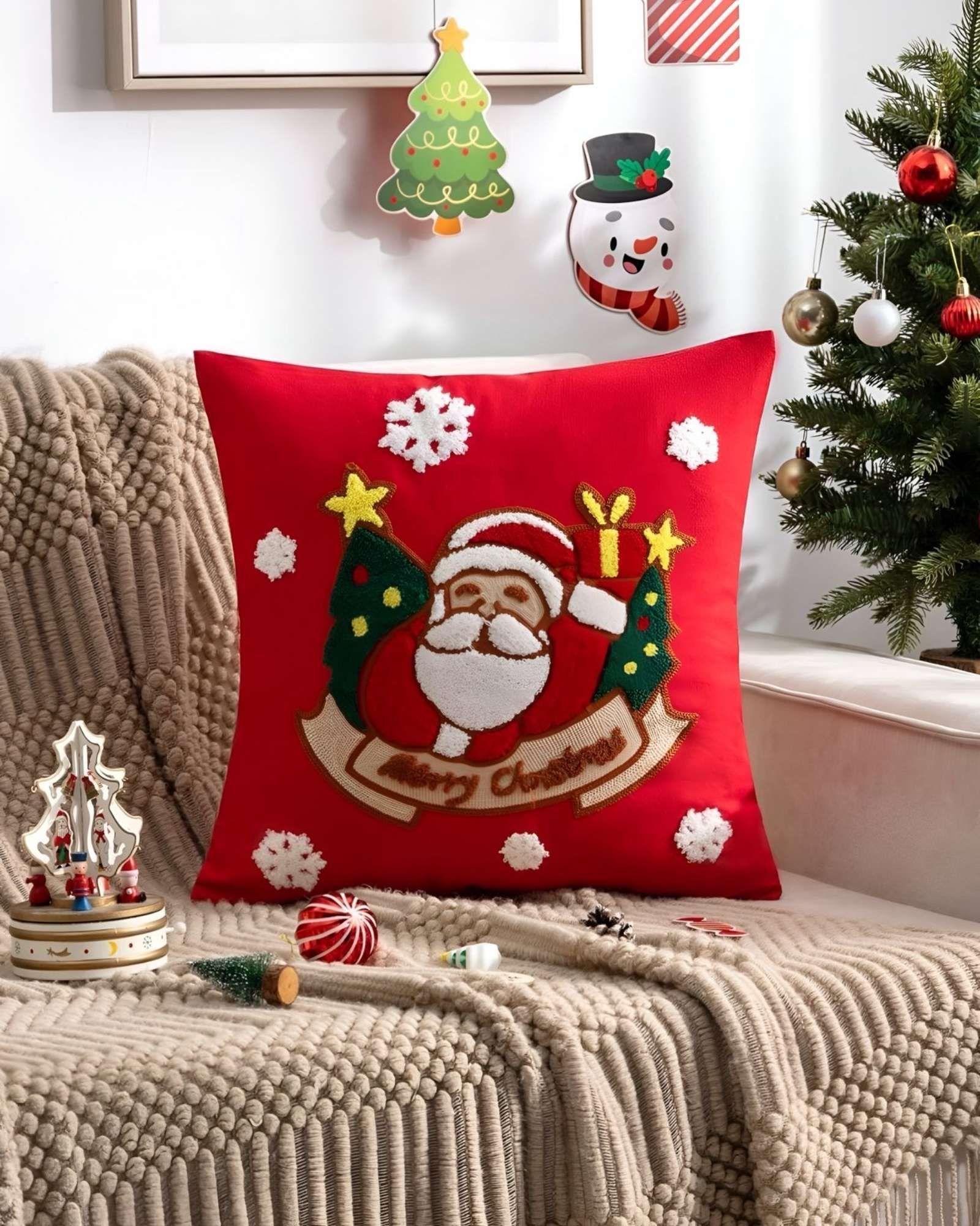 PACK DE 2 FUNDAS DE COJIN PARA NAVIDAD K8-1