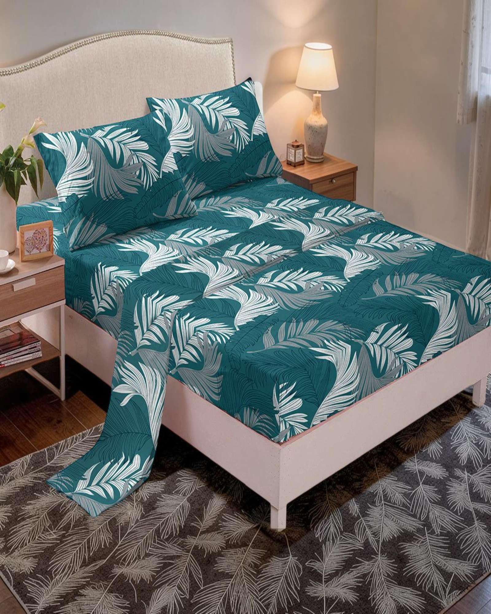 PACK DE SABANAS 200 HILOS  2 PLAZAS CON DISEÑO S06-2