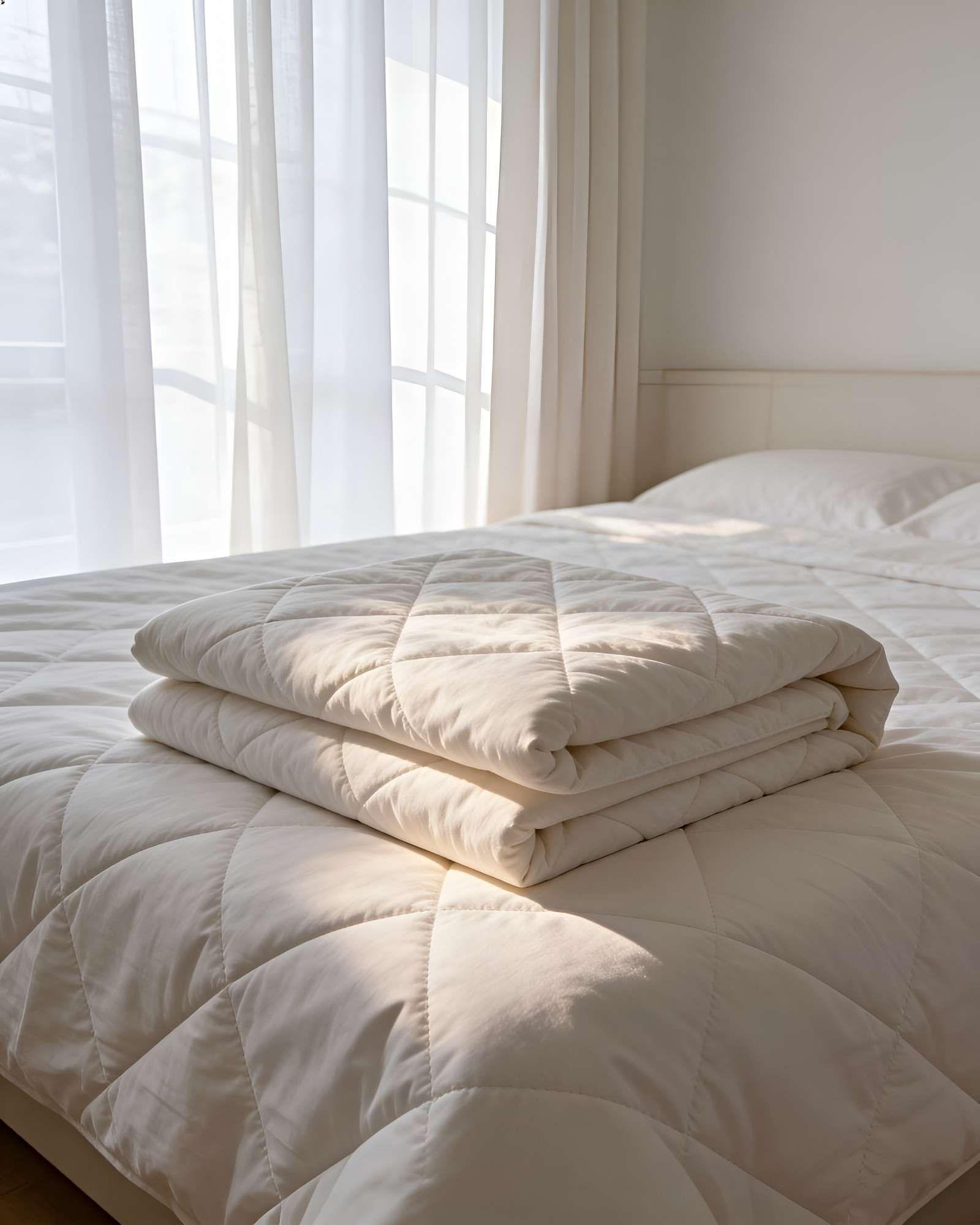 SET COBERTOR DE INVIERNO DELGADO 1.5 PLAZA 200X230CM BLANCO-2
