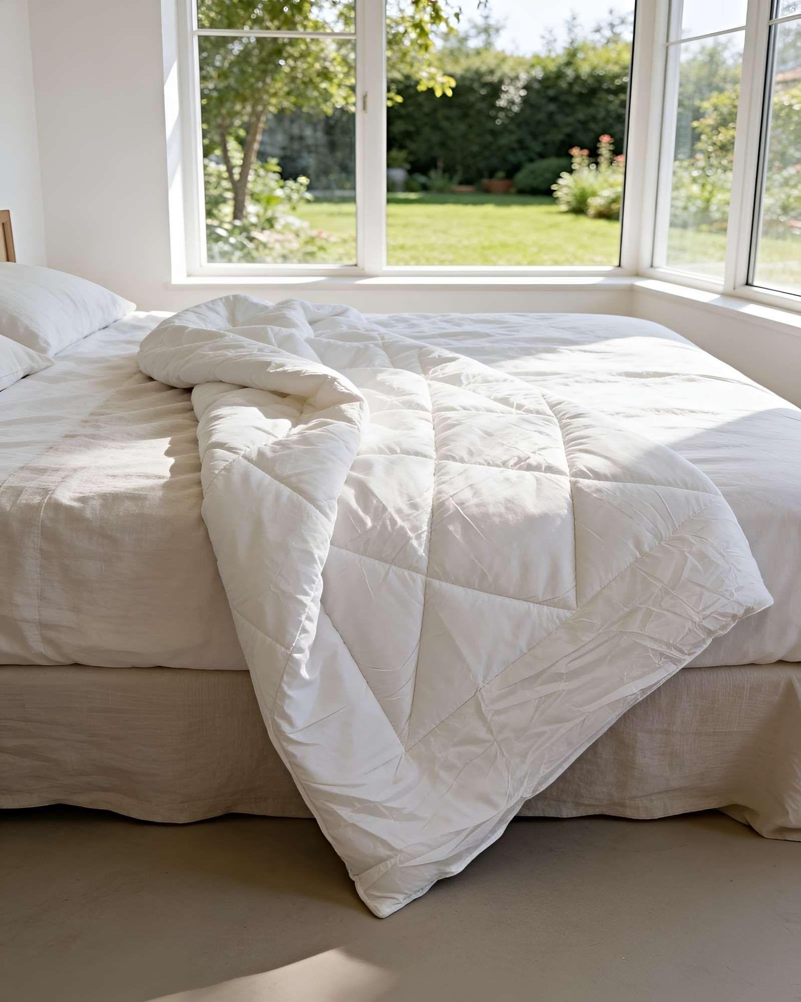 SET COBERTOR DE INVIERNO DELGADO 1.5 PLAZA 200X230CM BLANCO-3