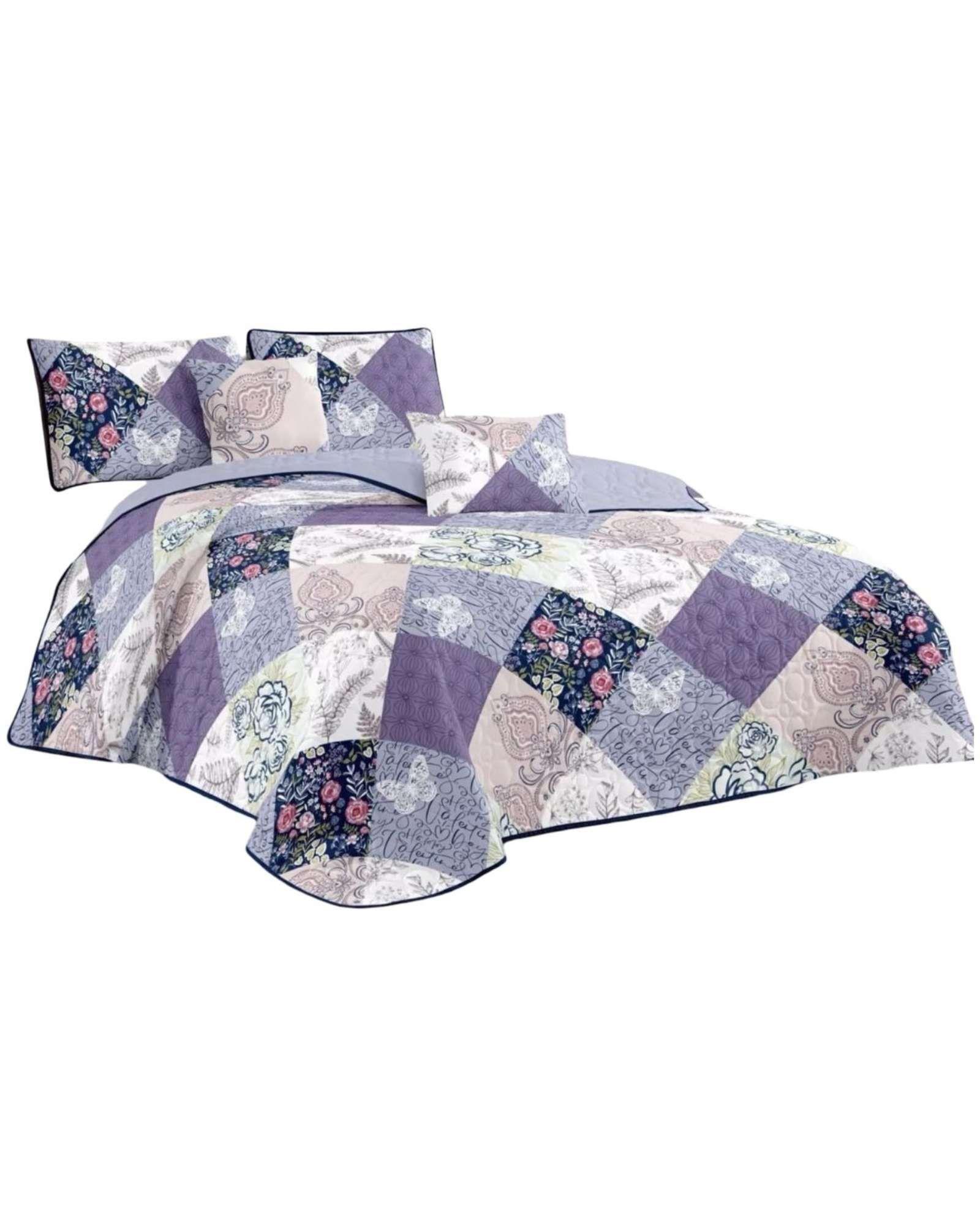 quilt cubrecama verano king V09-0