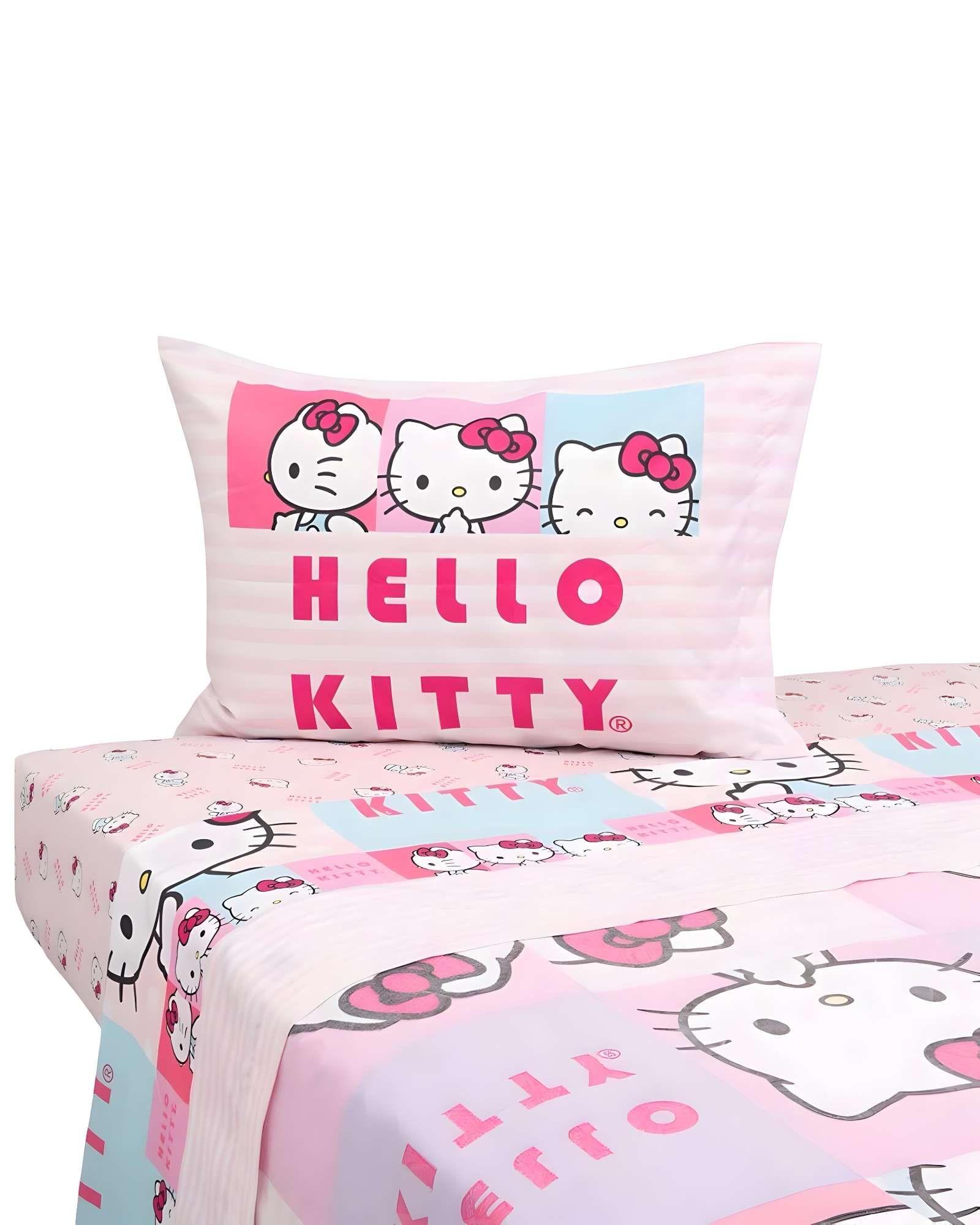 JUEGO DE SABANA INFANTIL CON DISEÑO PLAZA Y MEDIA 03-0