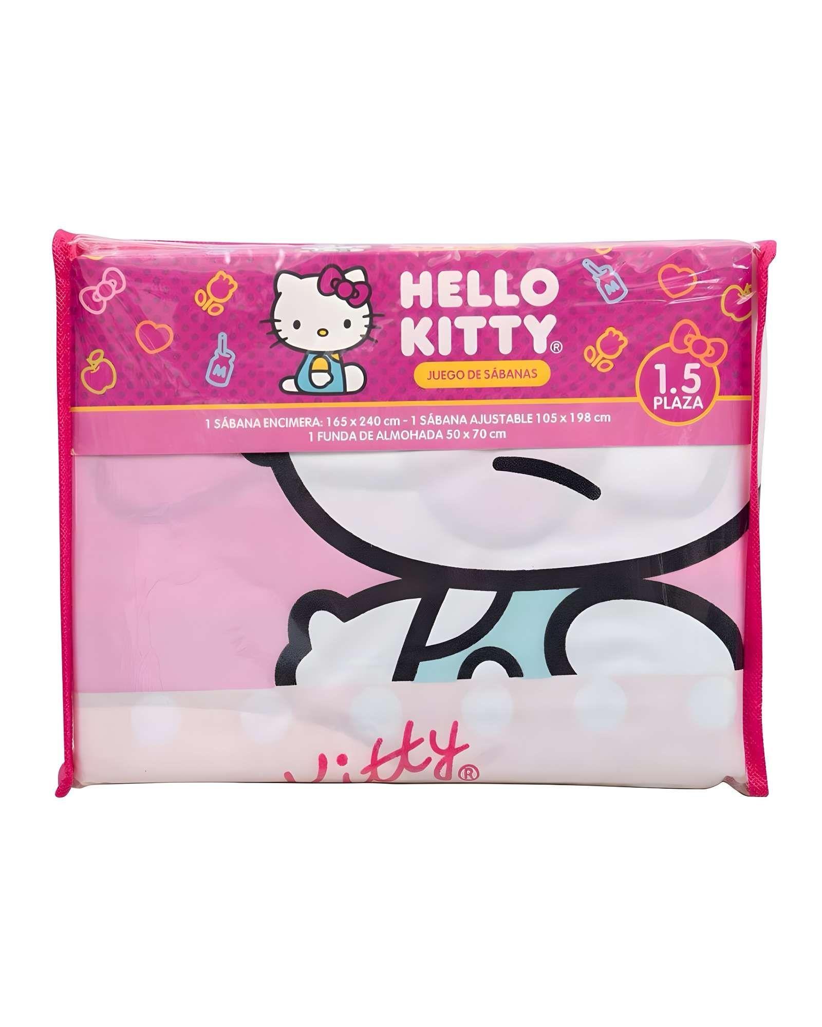 JUEGO DE SABANA INFANTIL CON DISEÑO PLAZA Y MEDIA 03-1