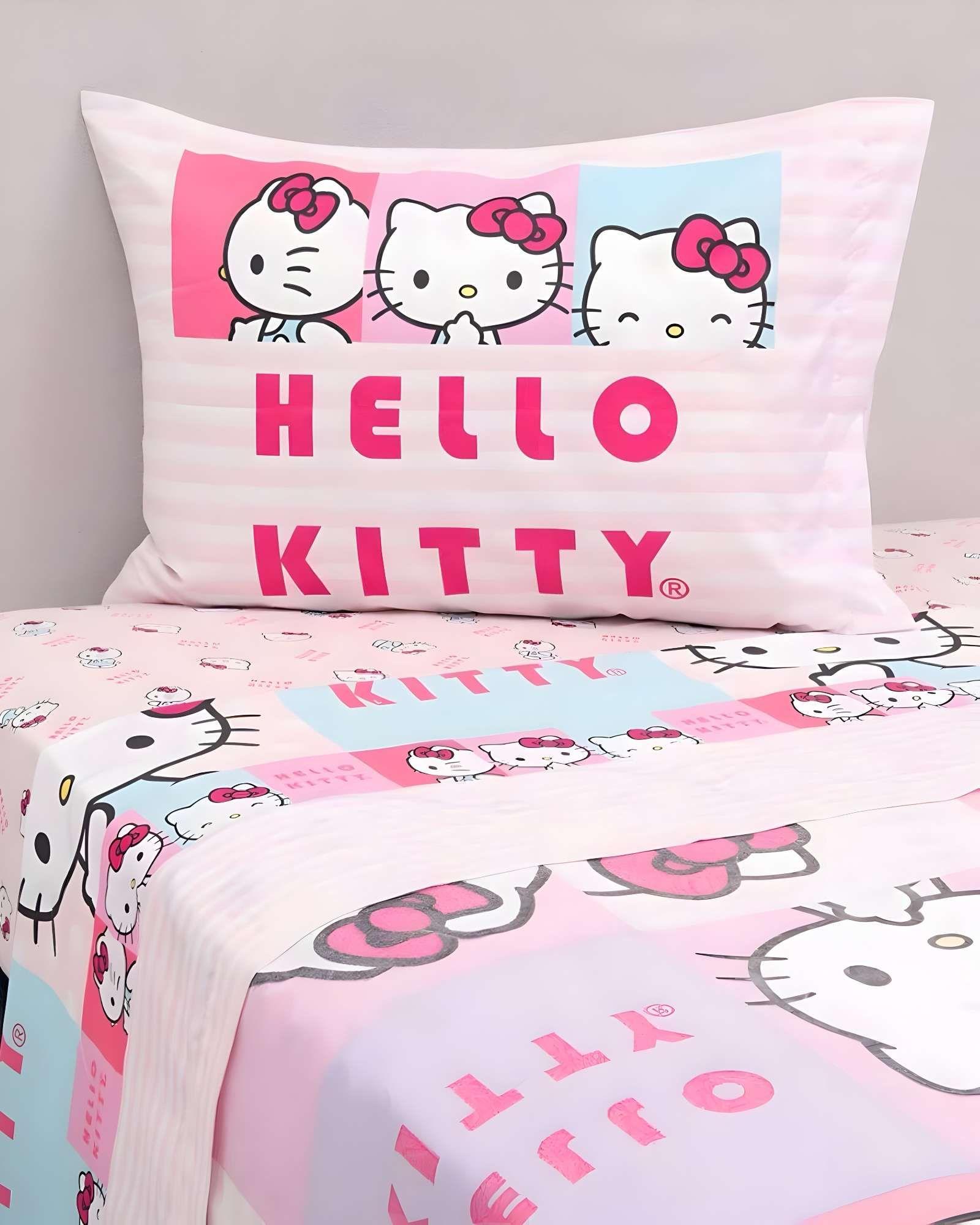 JUEGO DE SABANA INFANTIL CON DISEÑO PLAZA Y MEDIA 03-3