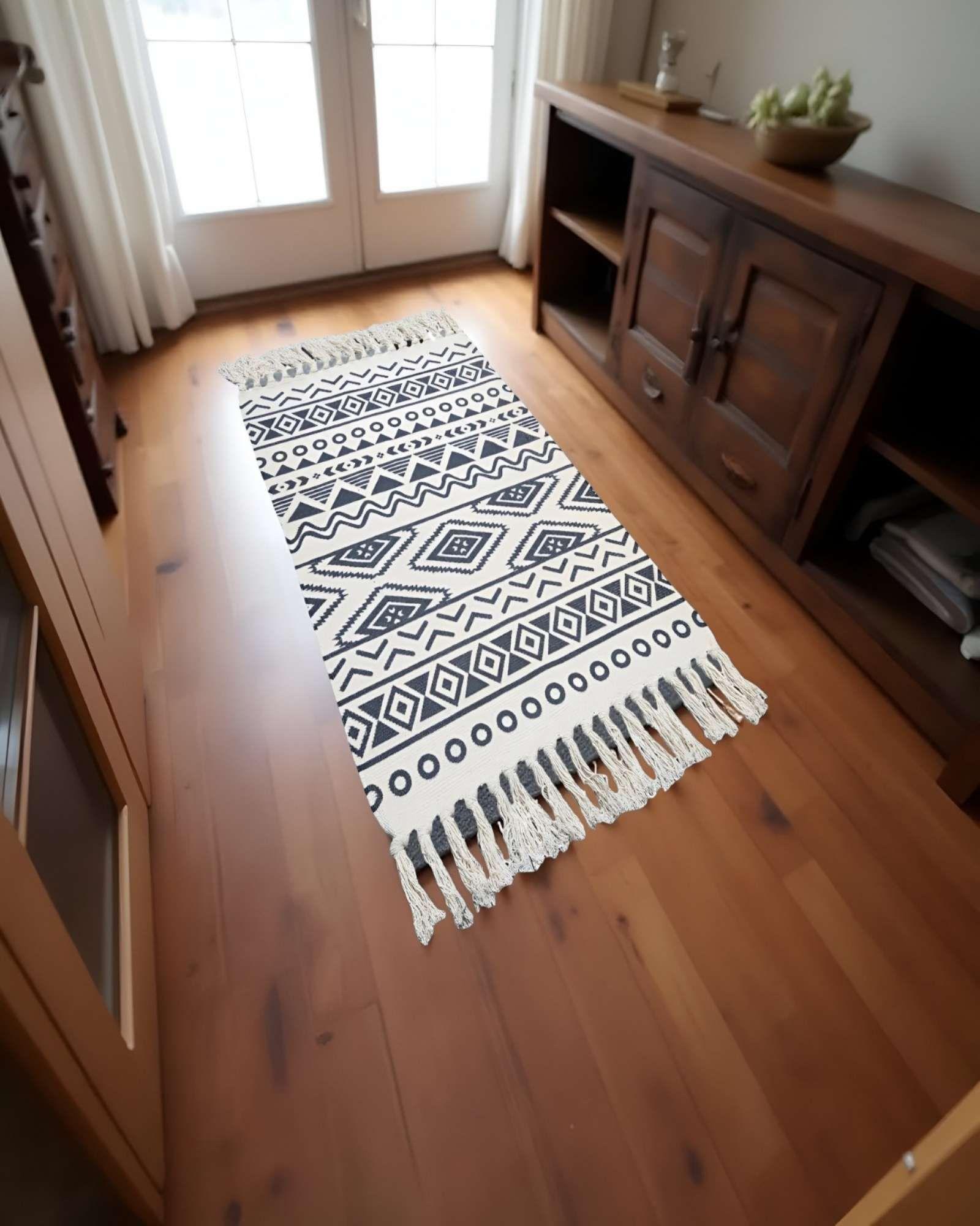 SET DE 2 BAJADAS DE CAMAS DECORATIVAS KILIM 60x90cm 01-2