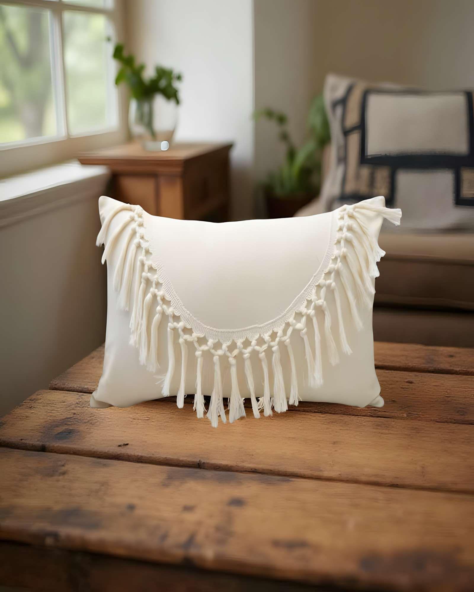 PACK DE 2 FUNDAS DE COJIN FLECO LINO 30X50 BEIGE 01-2