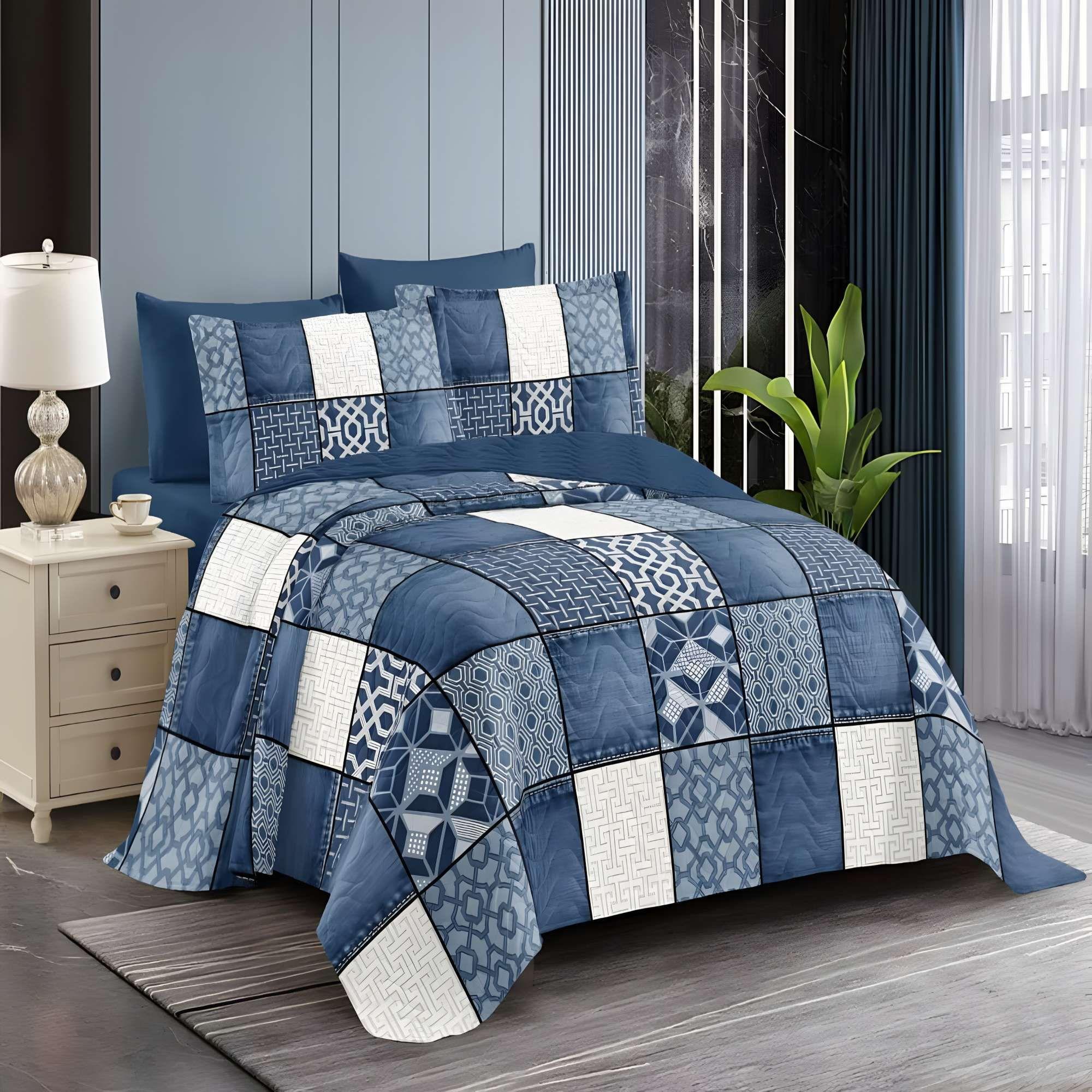 CUBRECAMA PREMIUM DE VERANO CON DISEÑO KING B2-1