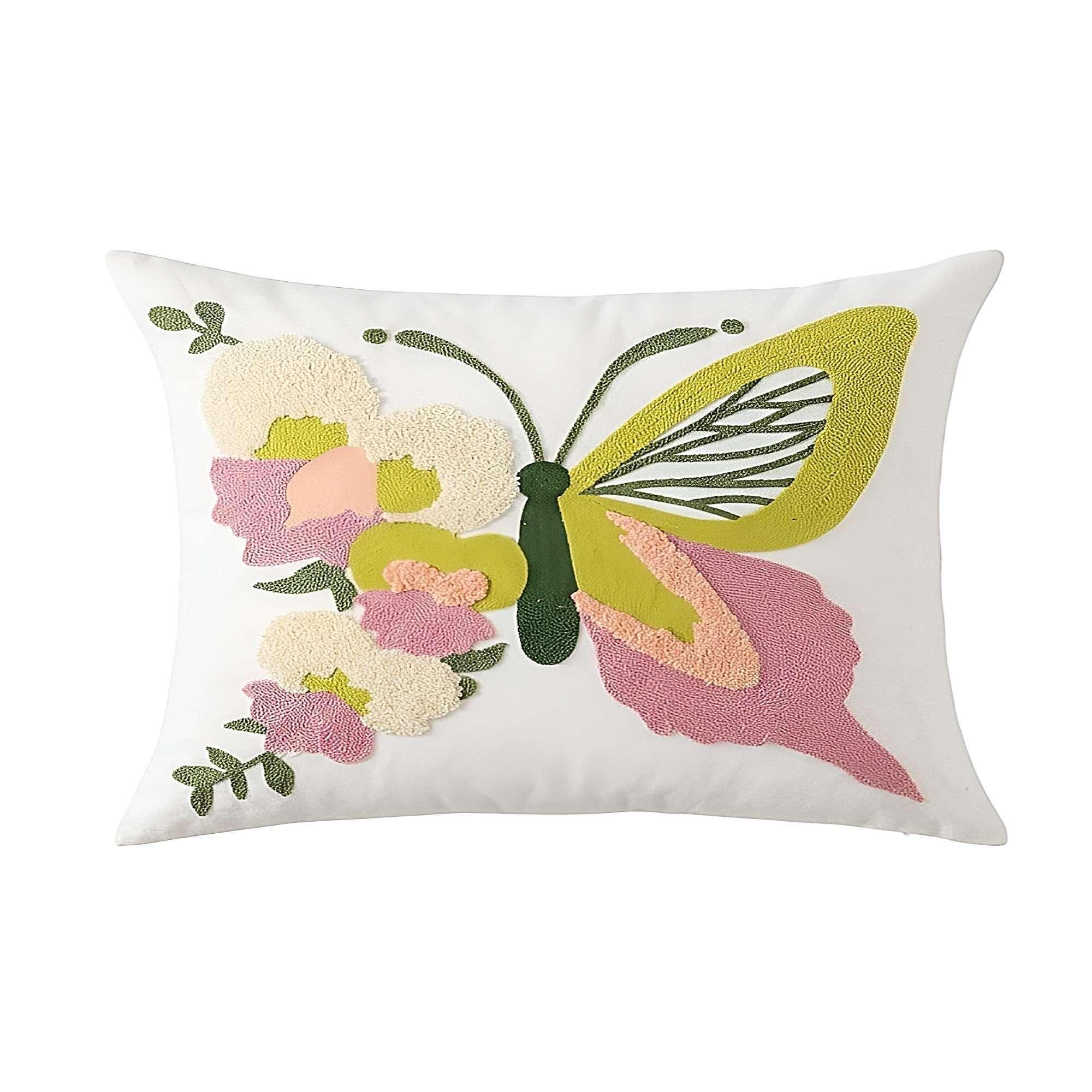 SET DE 4 FUNDAS DE COJIN BORDADA SIN BORLAS 45X45 CM F34-1
