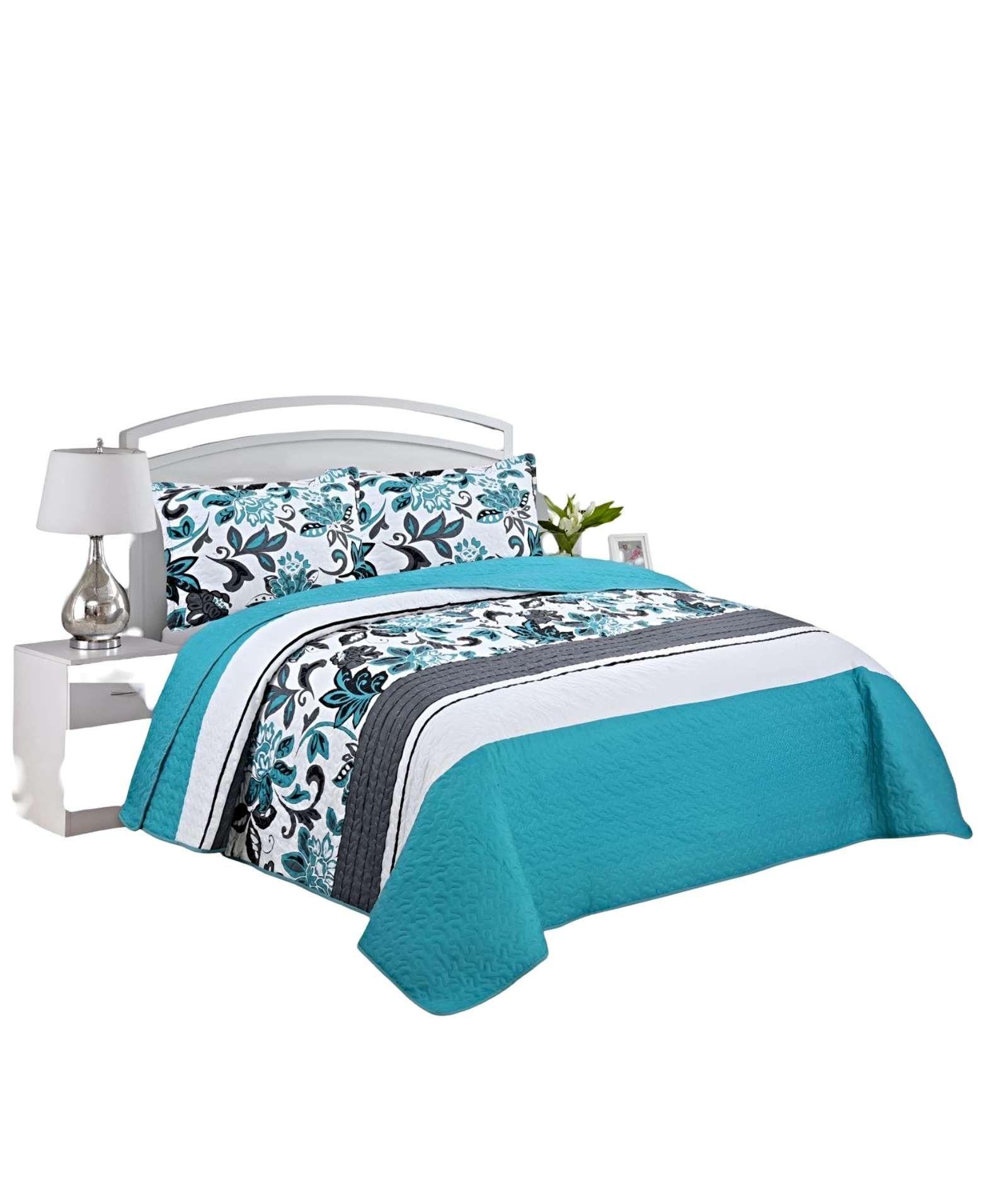 CUBRECAMA QUILT DE VERANO PLAZA Y MEDIA A20-1