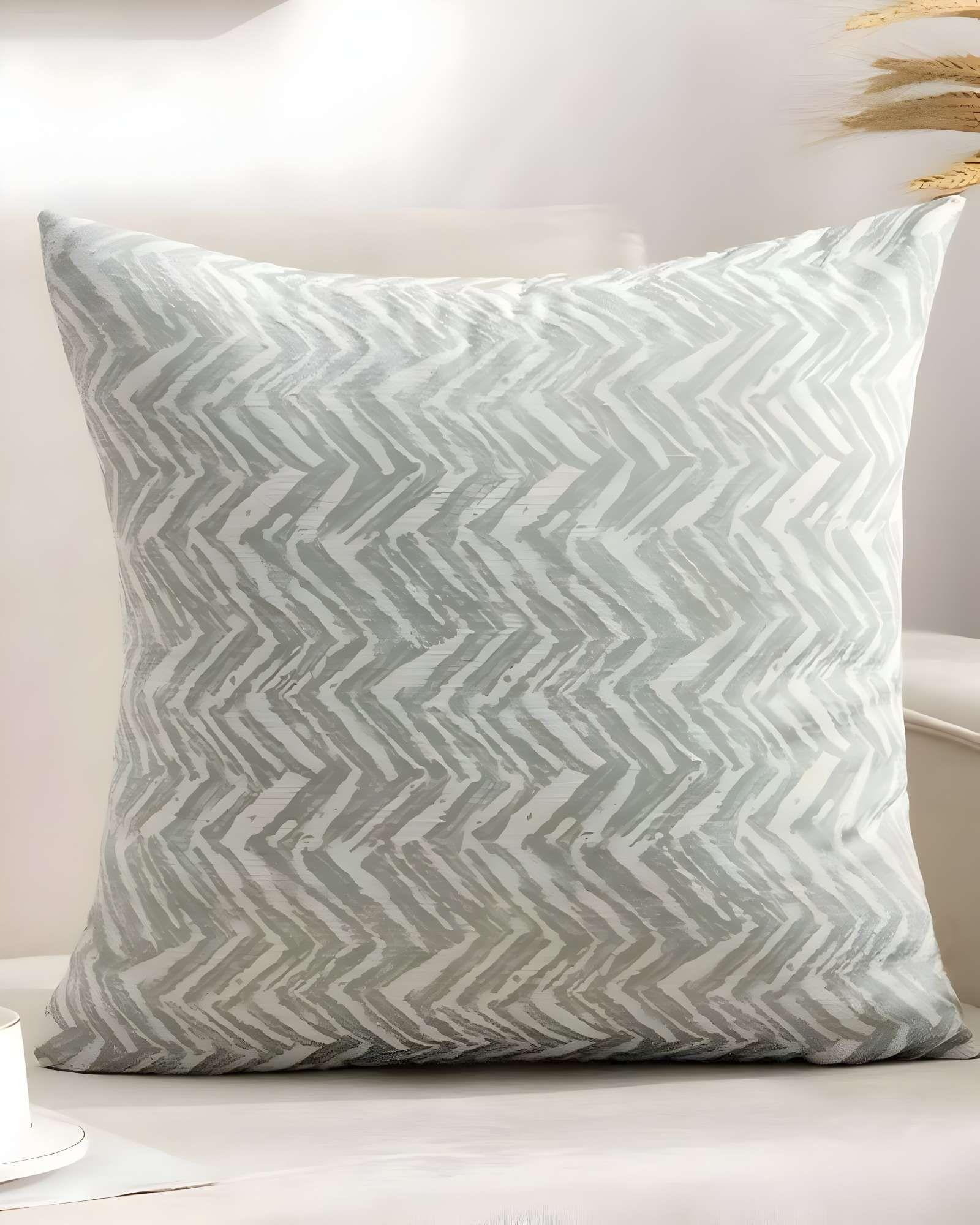 SET DE 2 FUNDAS DE COJINES DISEÑO MAILLARD 45CM X 45 CM VERDE MENTA-3