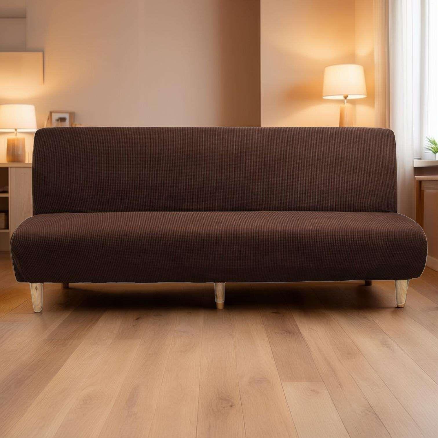 FUNDA DE FUTON CUADRILLE COLOR CAFÉ-2