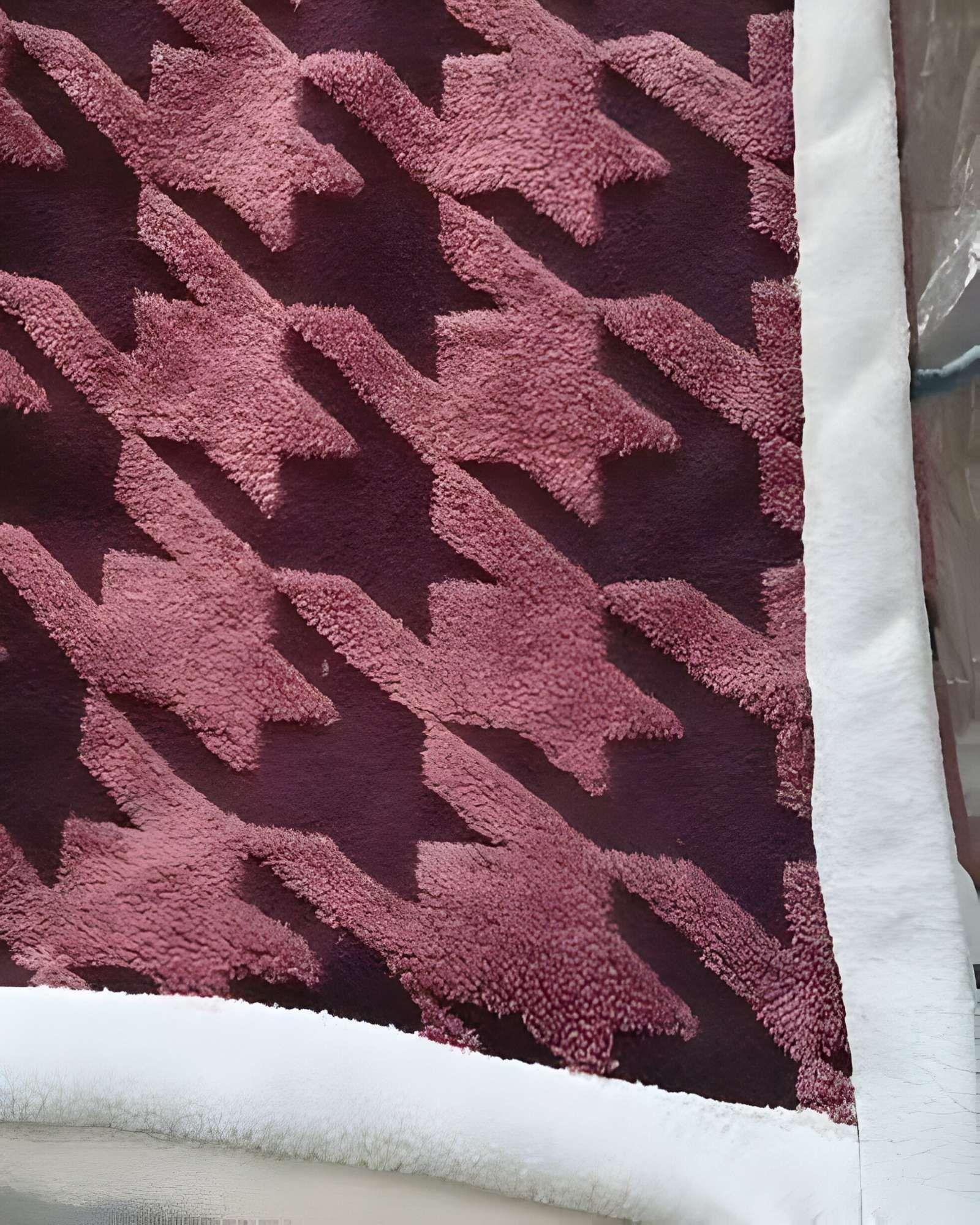 FRAZADA ELEGANTE 2 PLAZAS BURDEO 200X230CM J4-3